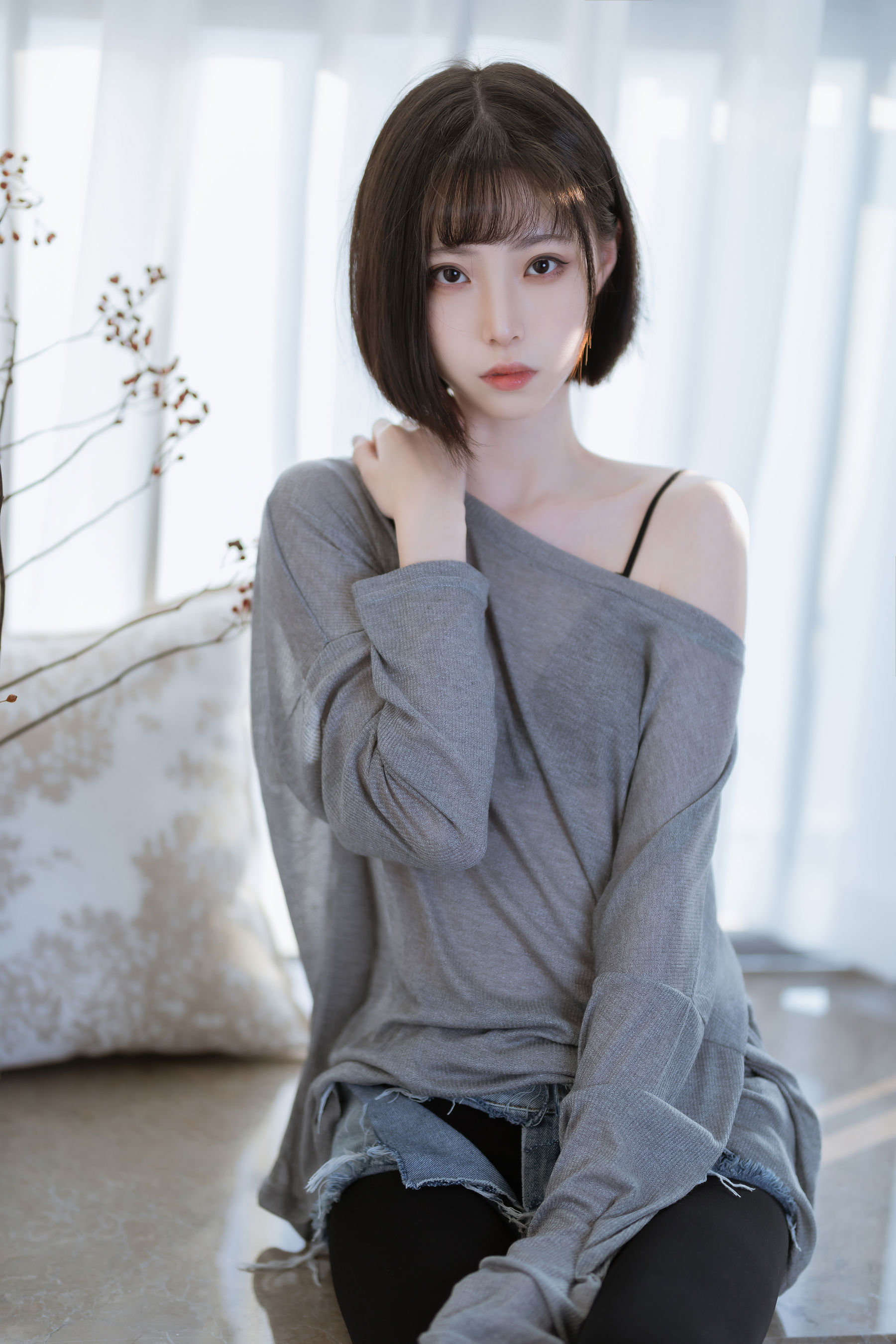 [COSPLAY]许岚 – 半透毛衣-看套图