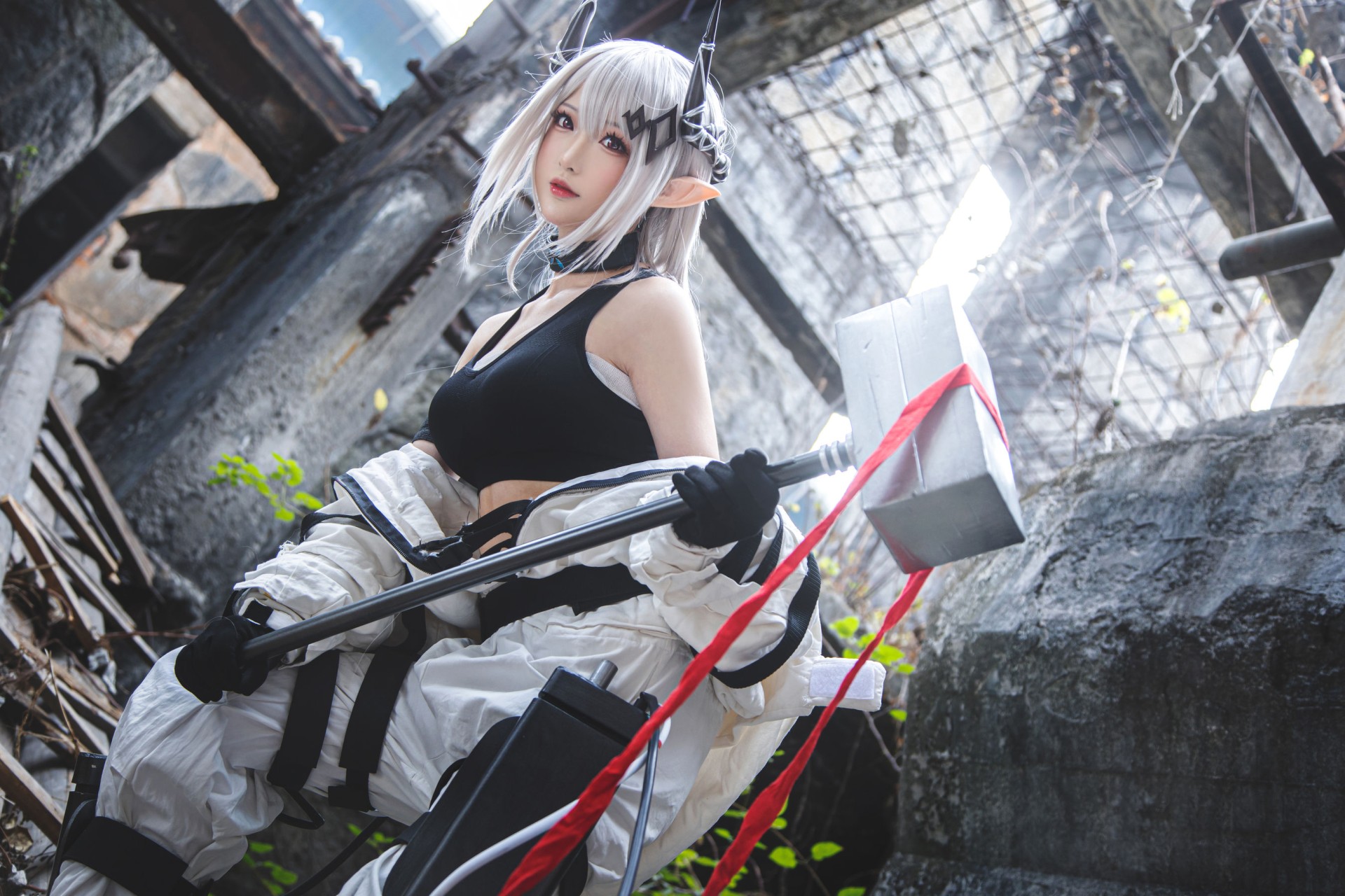 图片[3]-[COSPLAY] 南宫 – 明日方舟 泥岩-看套图