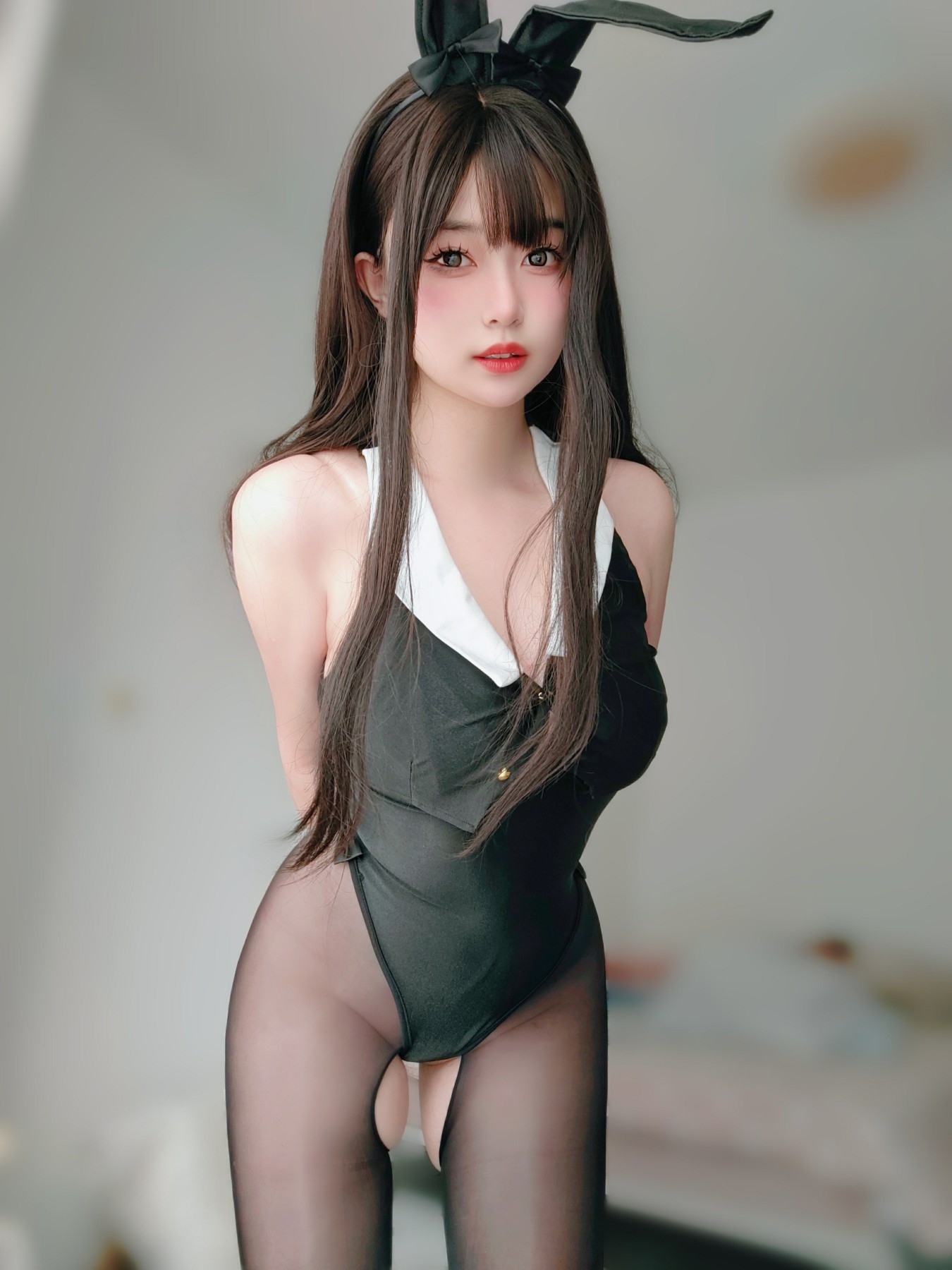 图片[2]-[COSPLAY]女主K – 黑丝兔女郎-看套图
