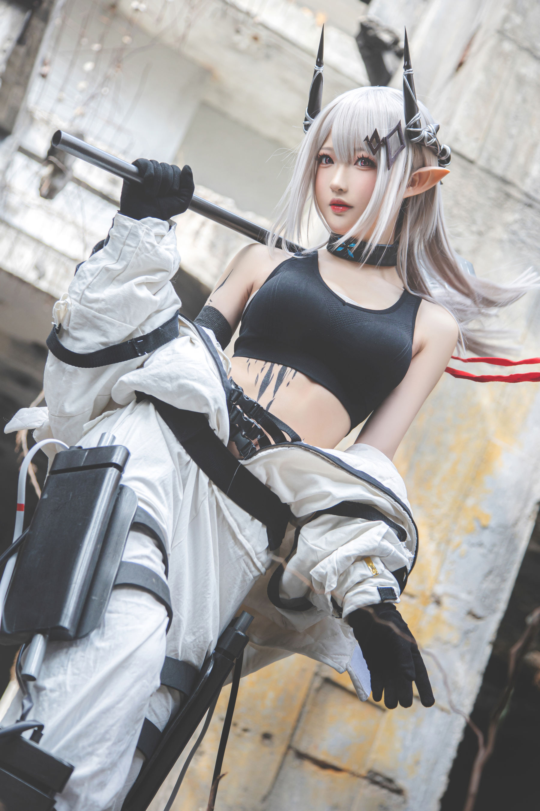 图片[4]-[COSPLAY] 南宫 – 明日方舟 泥岩-看套图