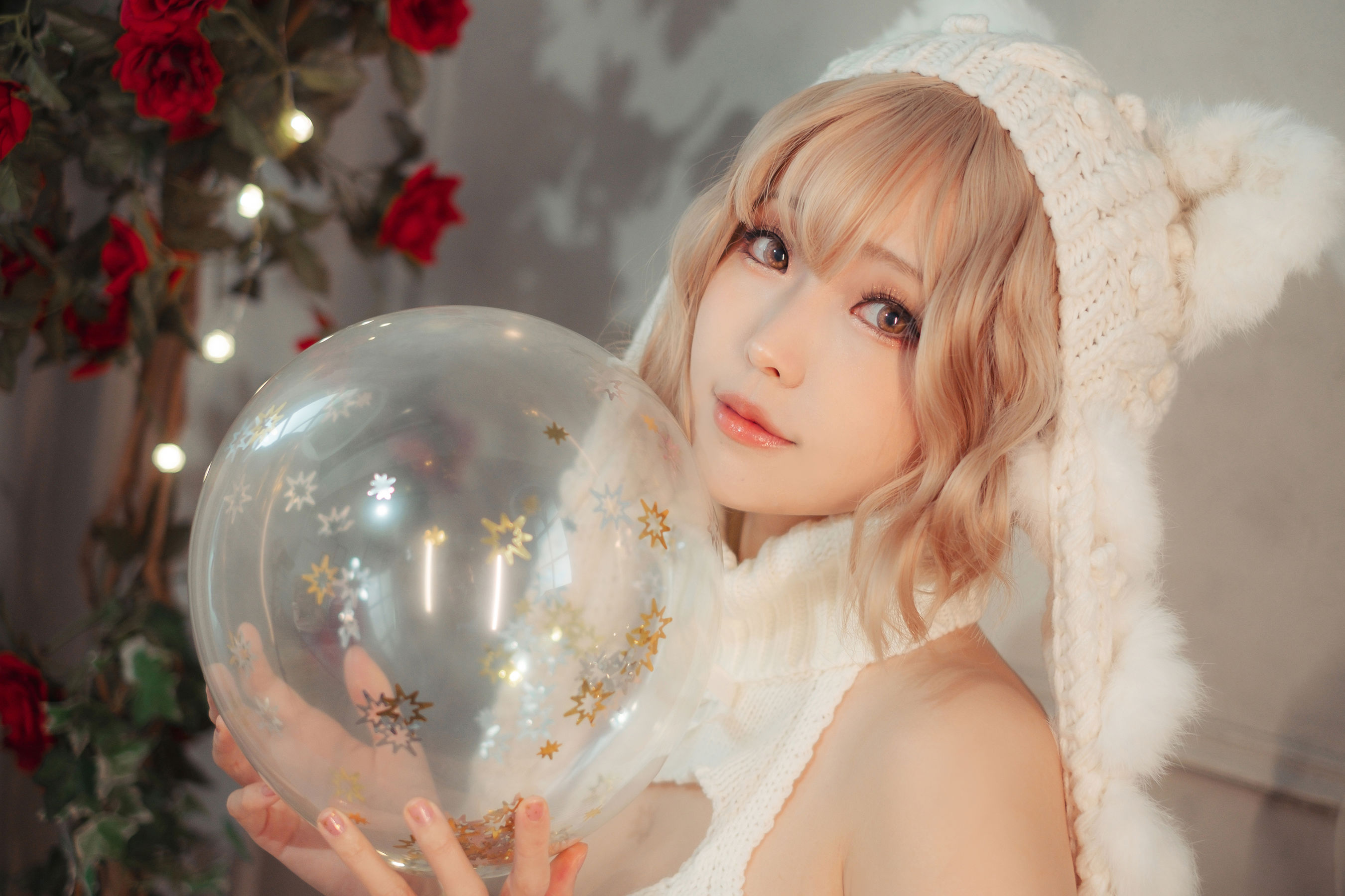 图片[5]-[COSPLAY] Ely_eee(ElyEE子) – 白色 KNITTING-看套图
