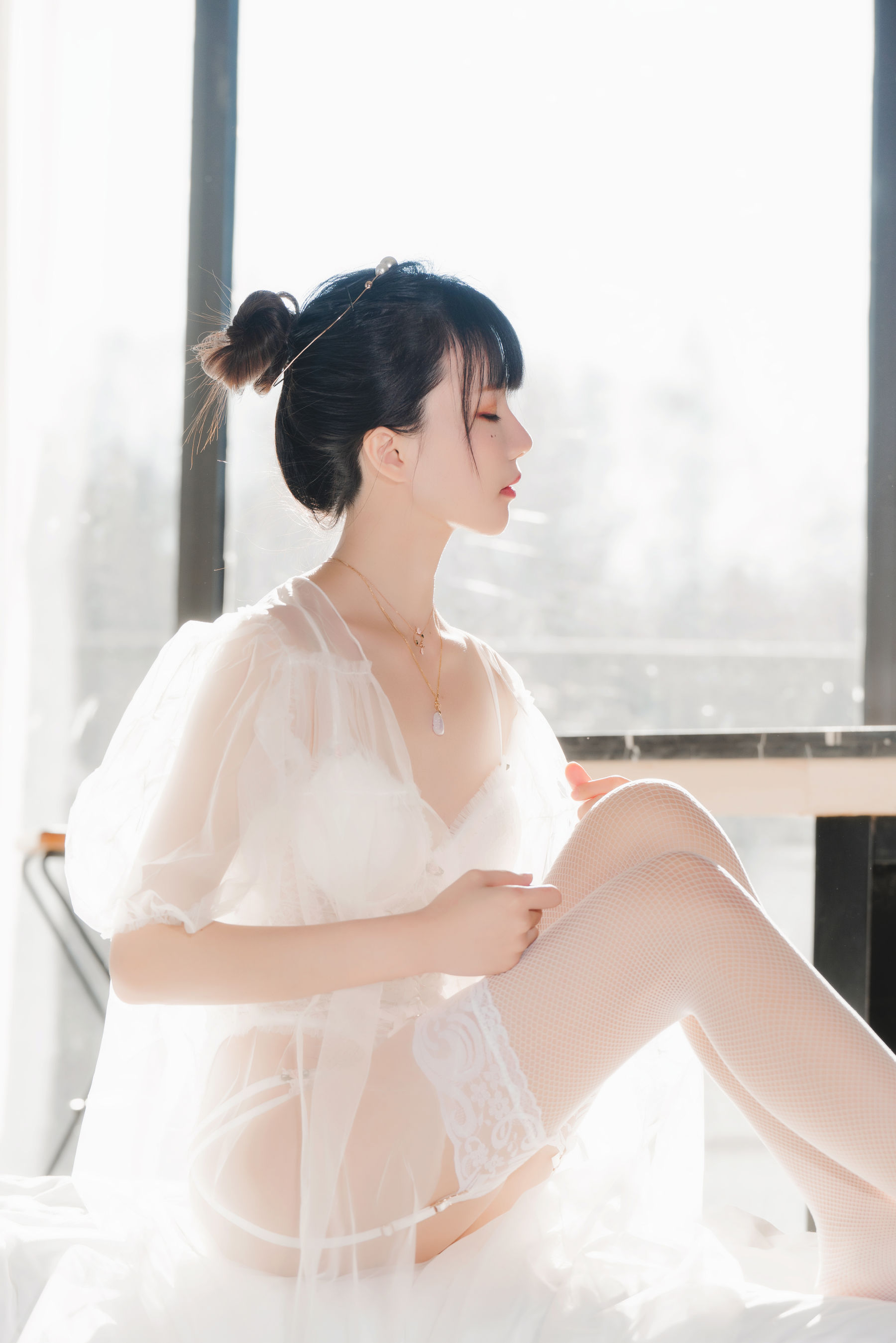 图片[3]-[COSPLAY] 桜桃喵 – 白纱糖-看套图