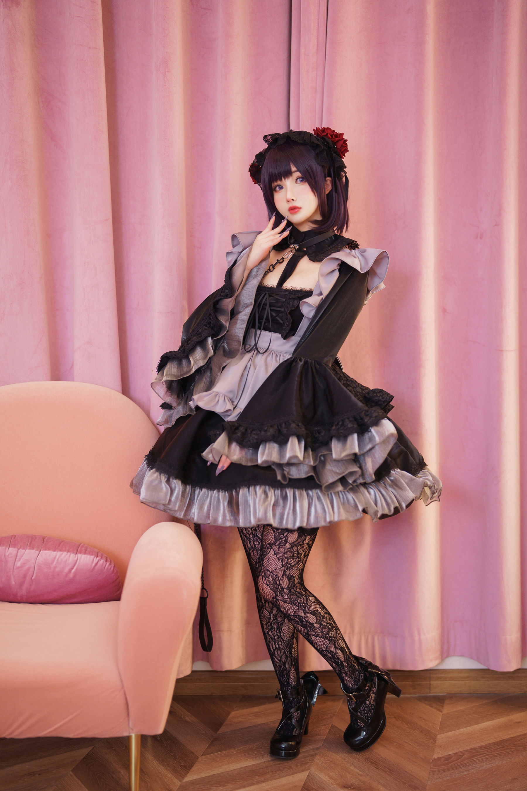 图片[4]-[COSPLAY]rioko凉凉子 – 黑江雫 耻辱俱乐部 小雫-看套图