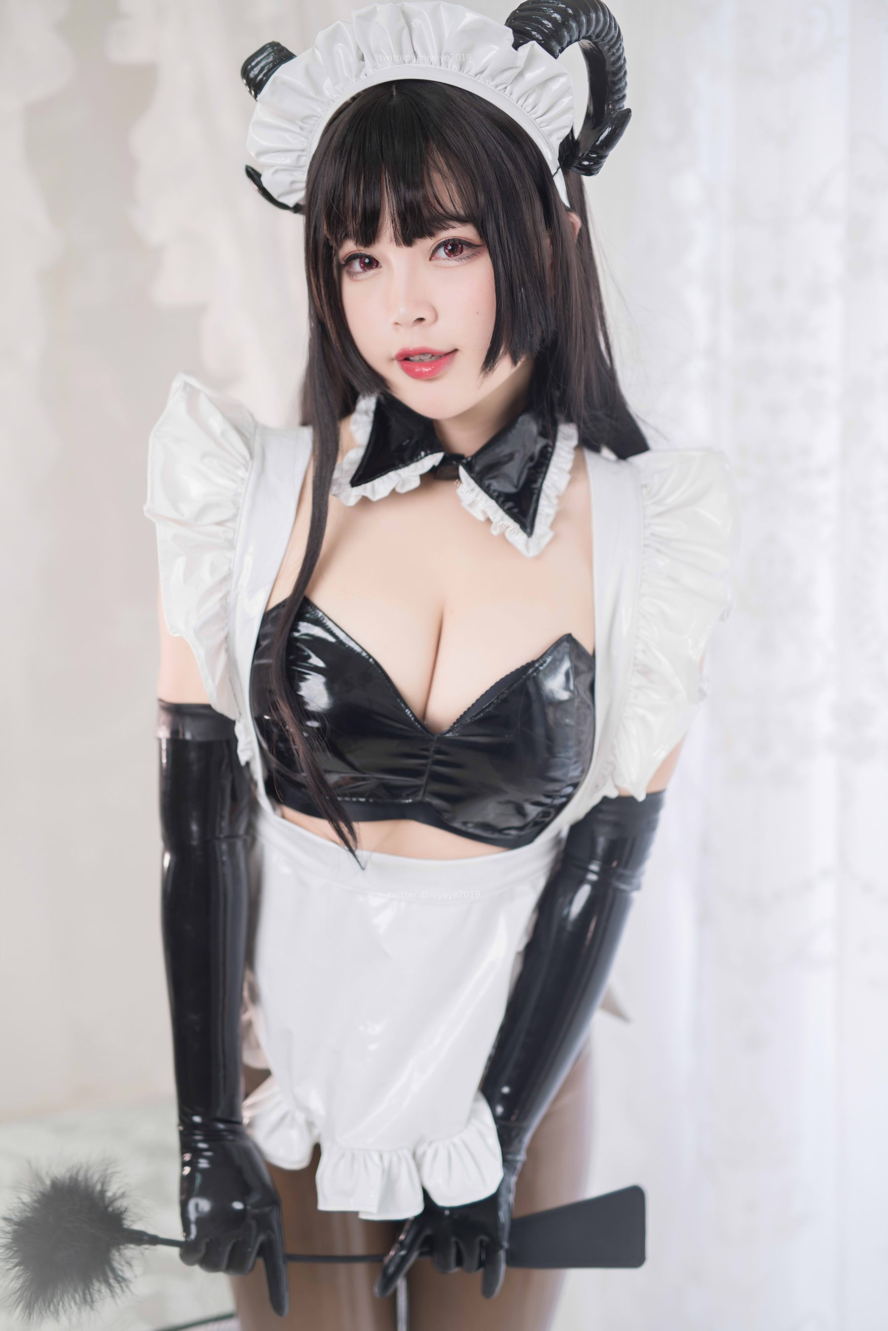 图片[3]-[COSPLAY]萌系小姐姐-白烨 – 胶衣魅魔姐姐-看套图