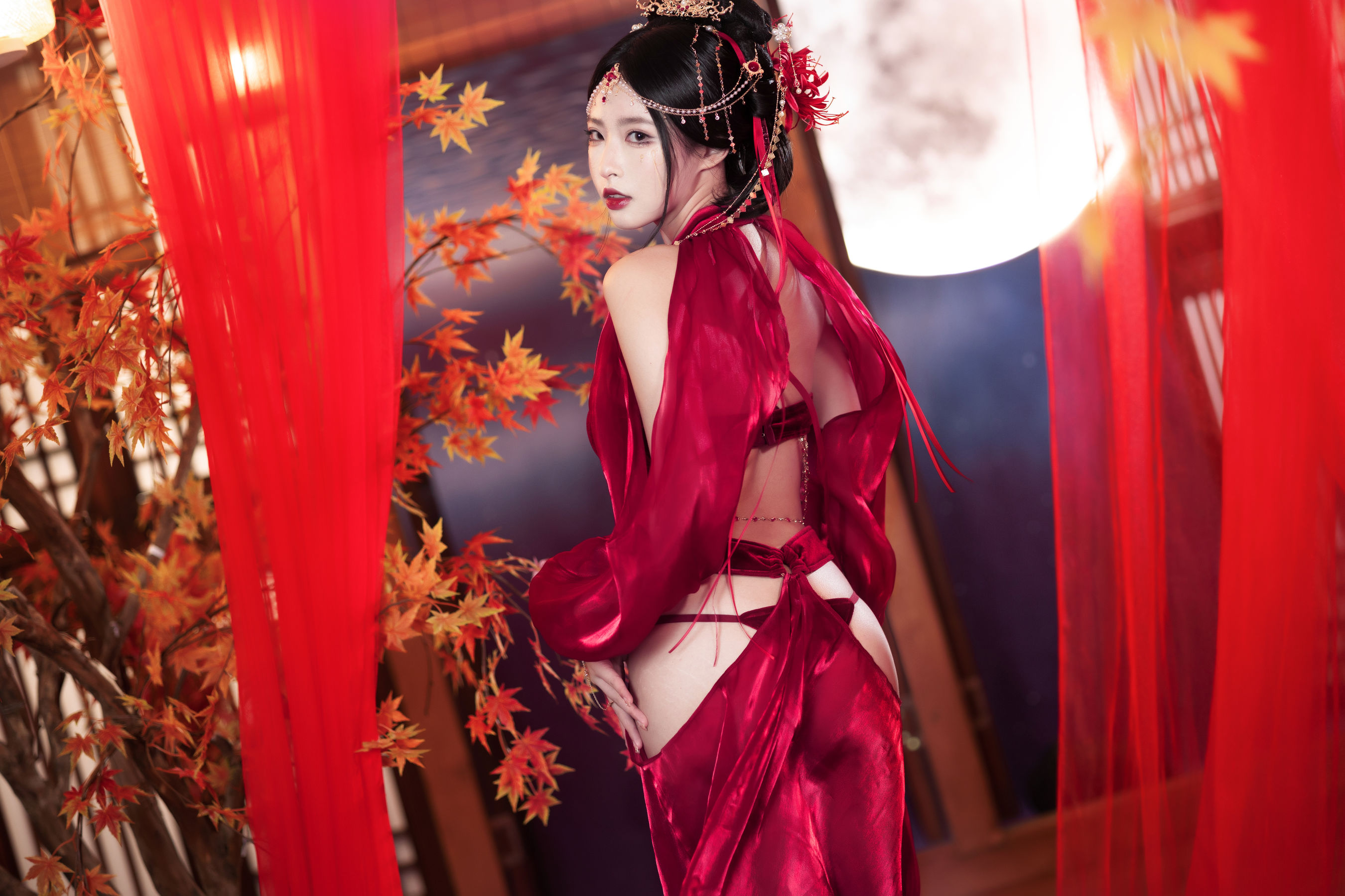 图片[4]-[COSPLAY] 清水由乃 月下舞姬-看套图