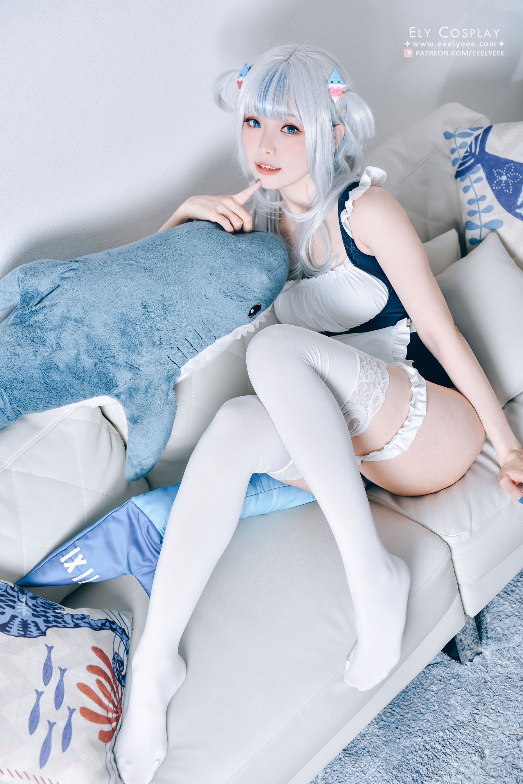 图片[2]-[COSPLAY] Ely_eee(ElyEE子) – Gura Swimsuit-看套图