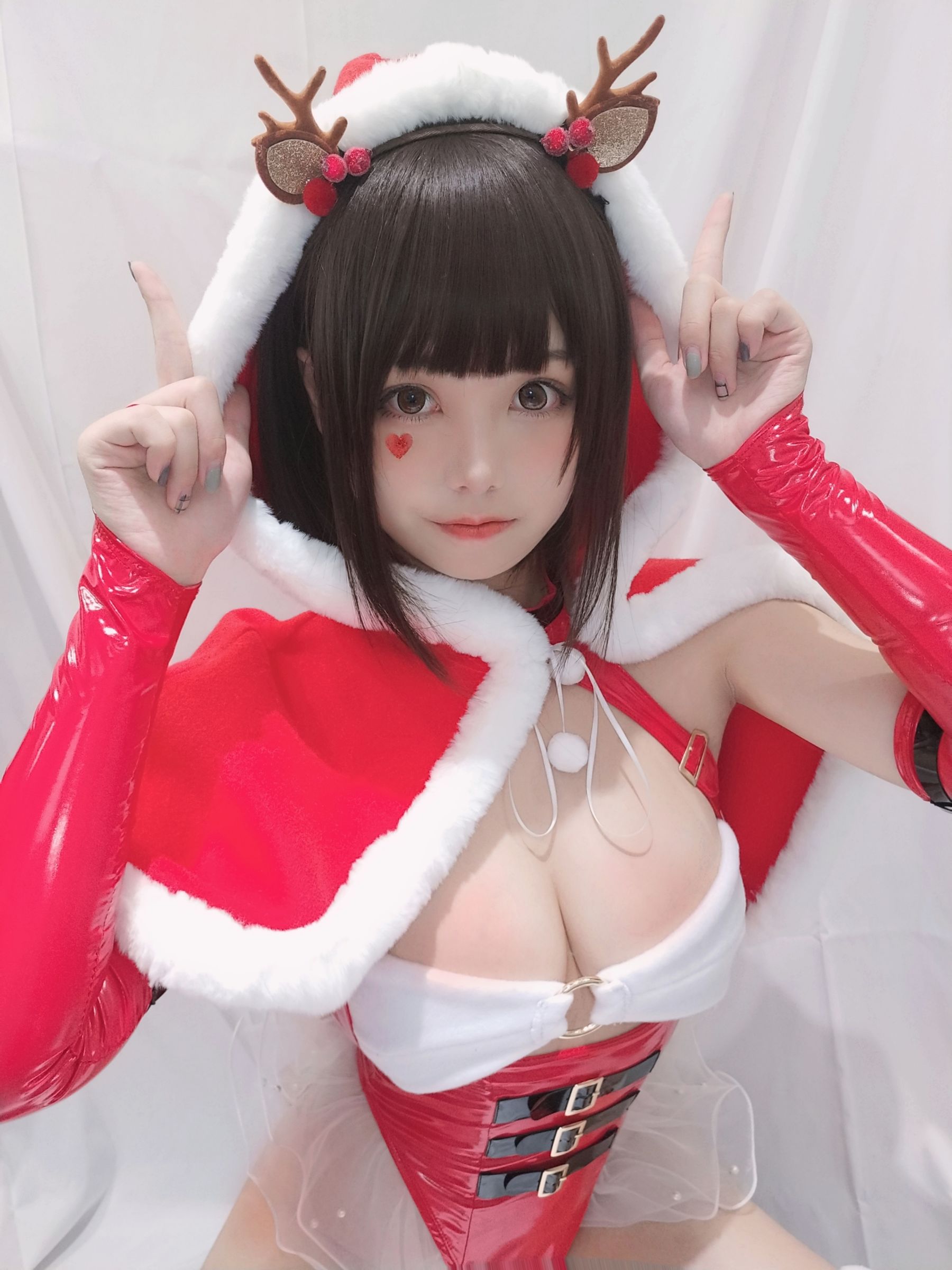 图片[3]-[COSPLAY]蜜汁猫裘 – 圣诞自拍-看套图
