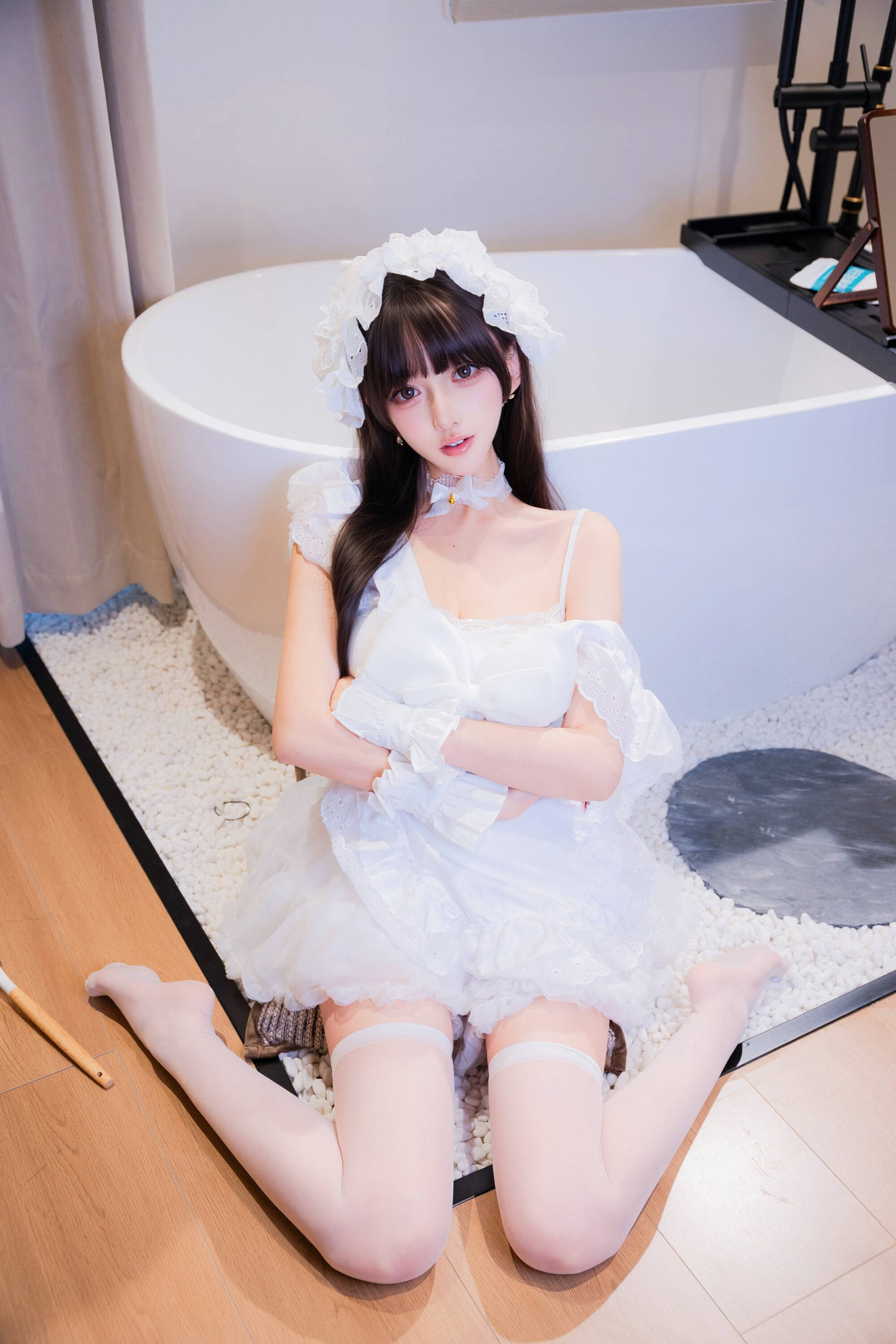 图片[4]-[COSPLAY]过期米线线喵 – 厨娘女仆-看套图