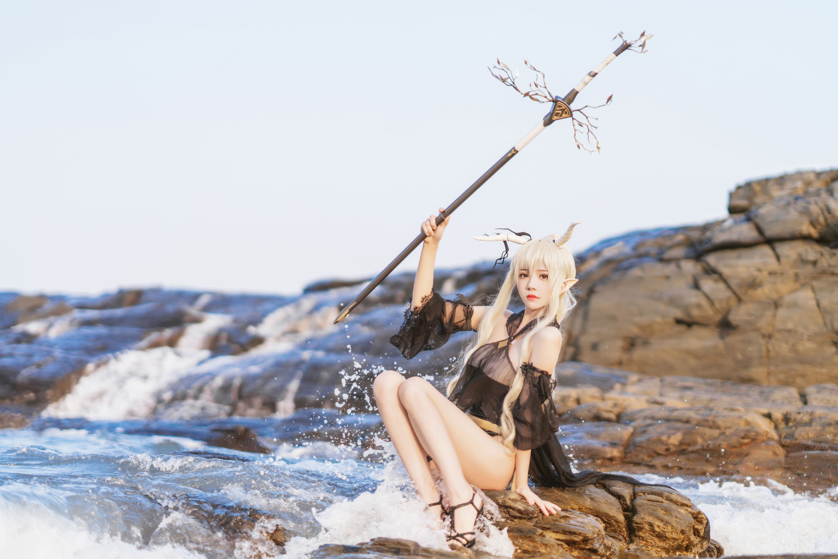 图片[2]-[COSPLAY] 桜桃喵 – 闪灵泳衣-看套图