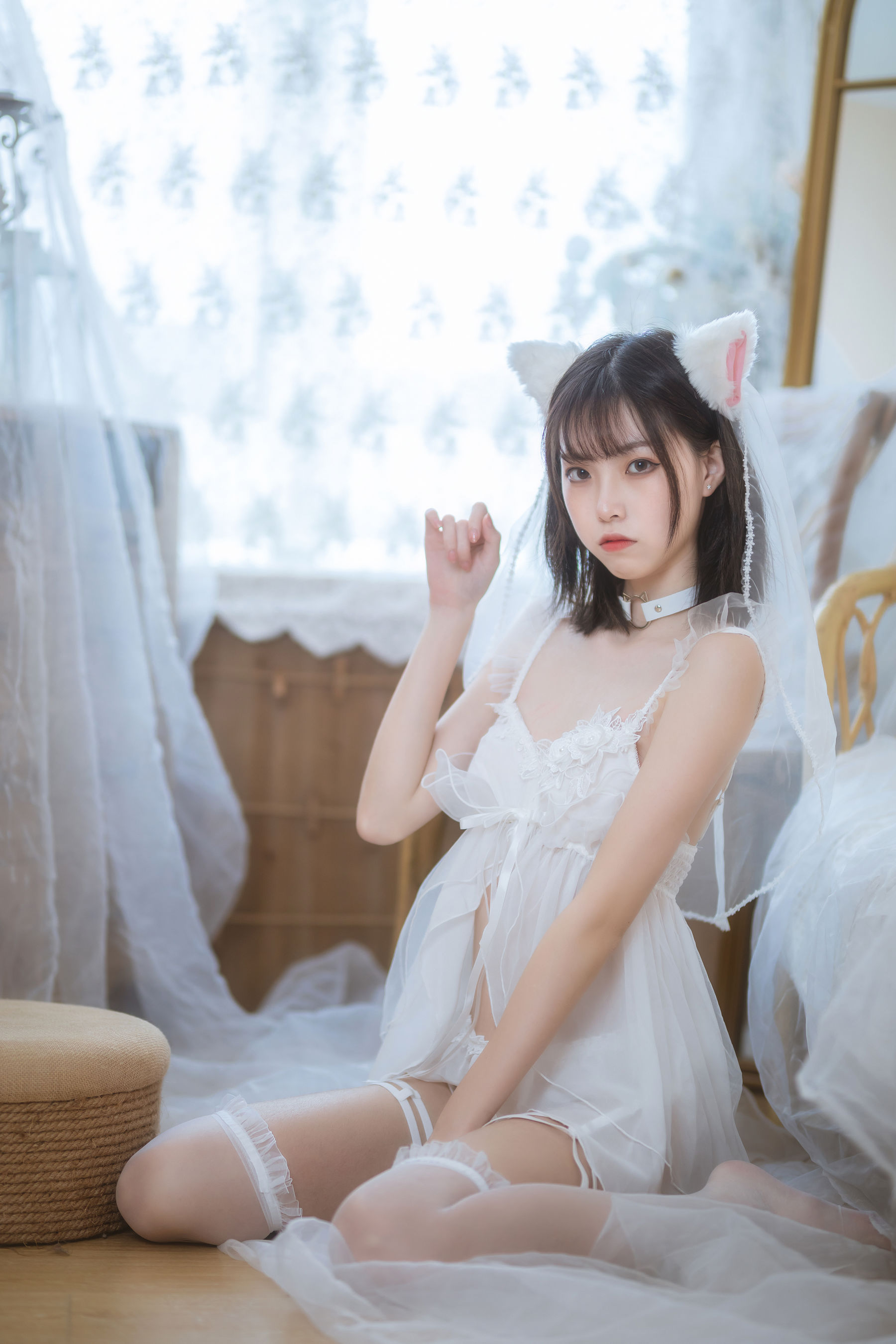 图片[4]-[COSPLAY]许岚 – 少女白色裙-看套图