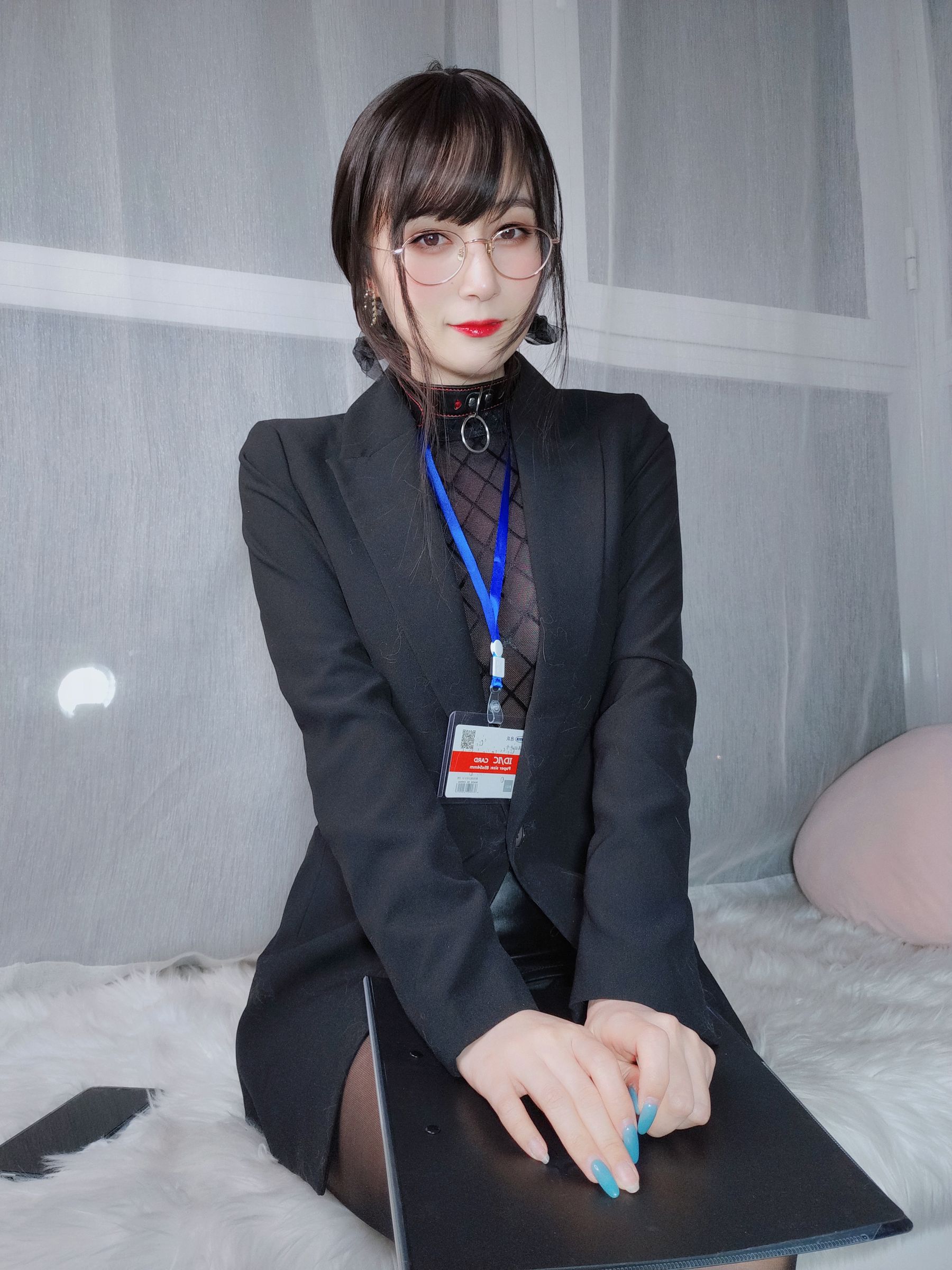 图片[3]-[COSPLAY] Coser小姐姐白银 – 黑丝情趣-看套图