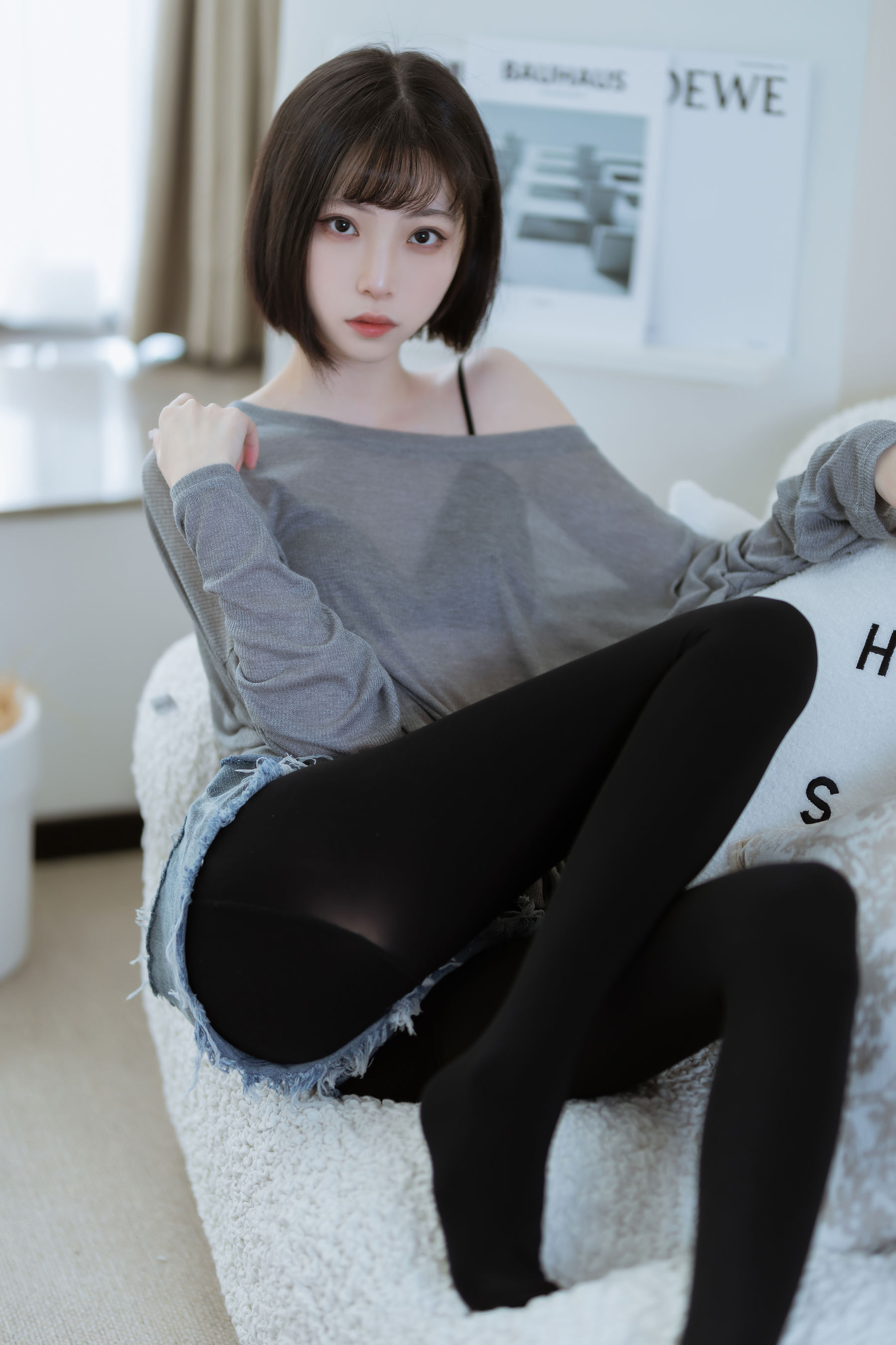 图片[3]-[COSPLAY]许岚 – 半透毛衣-看套图