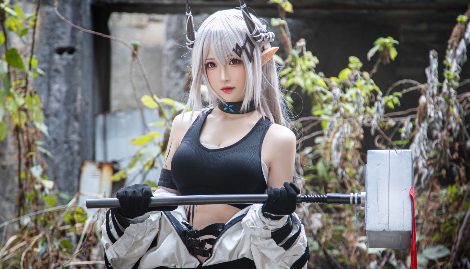 图片[5]-[COSPLAY] 南宫 – 明日方舟 泥岩-看套图