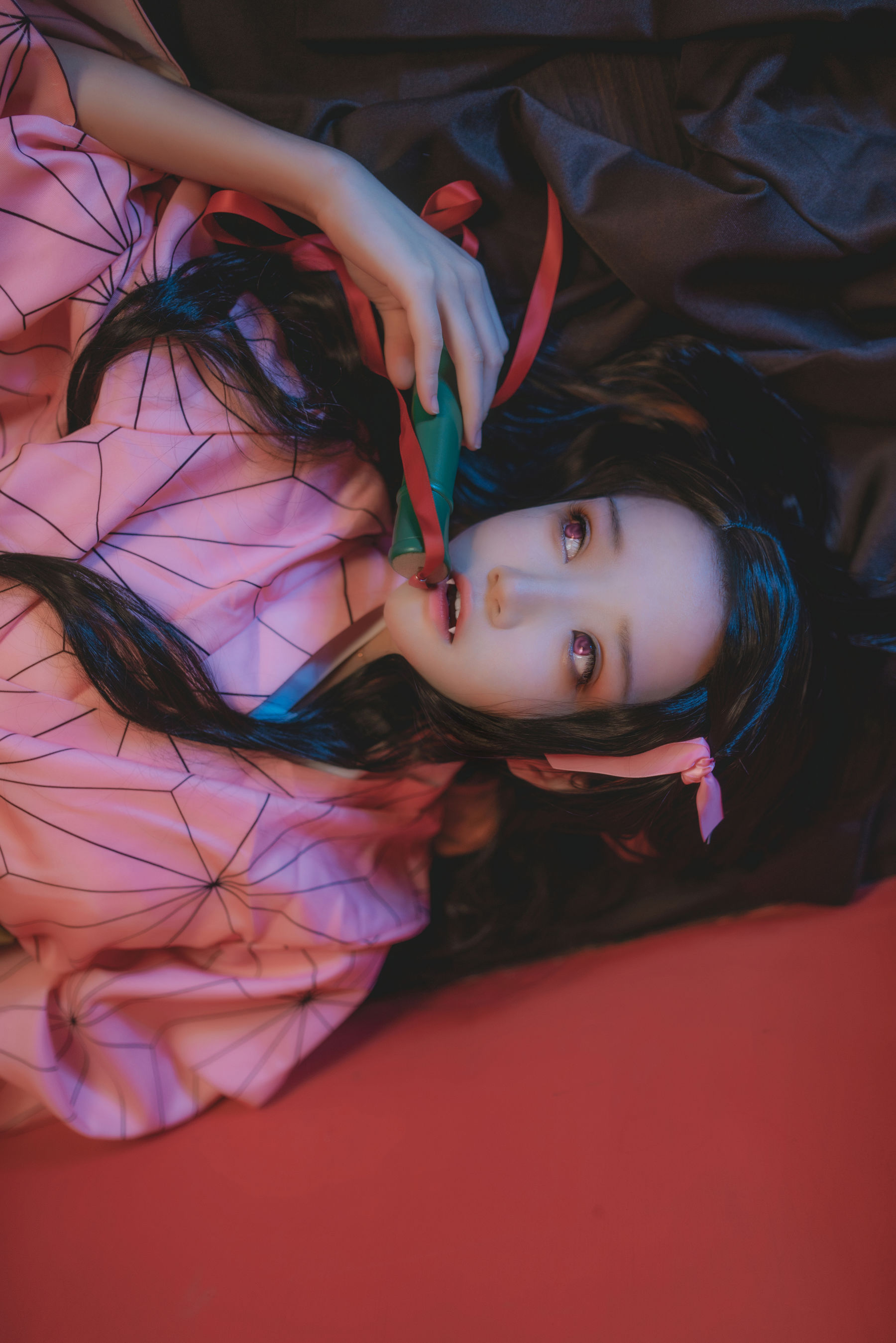 图片[4]-[COSPLAY] 桜桃喵 – 灶门祢豆子-看套图