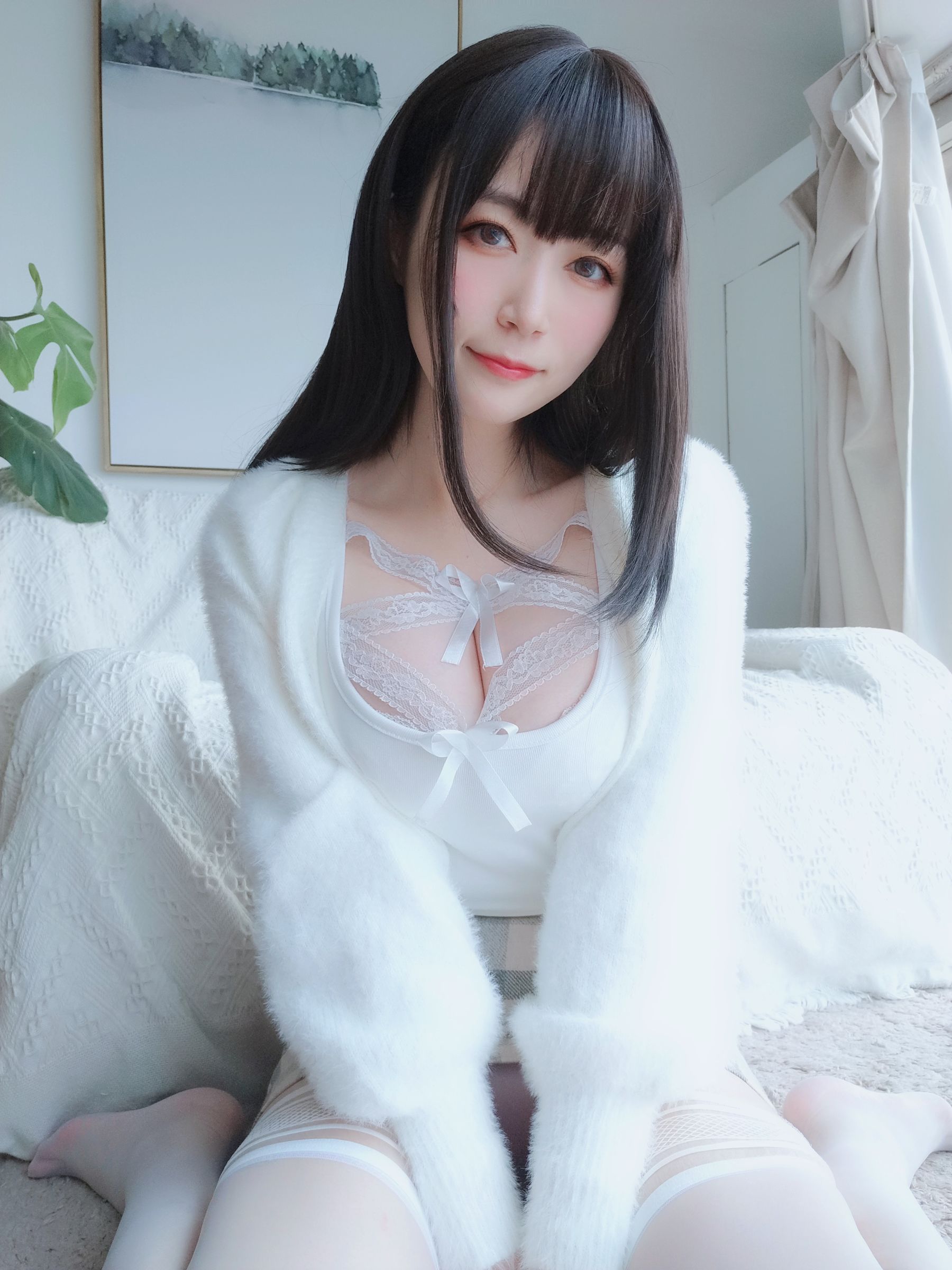 [COSPLAY] Coser小姐姐白银 – 白蕾丝-看套图