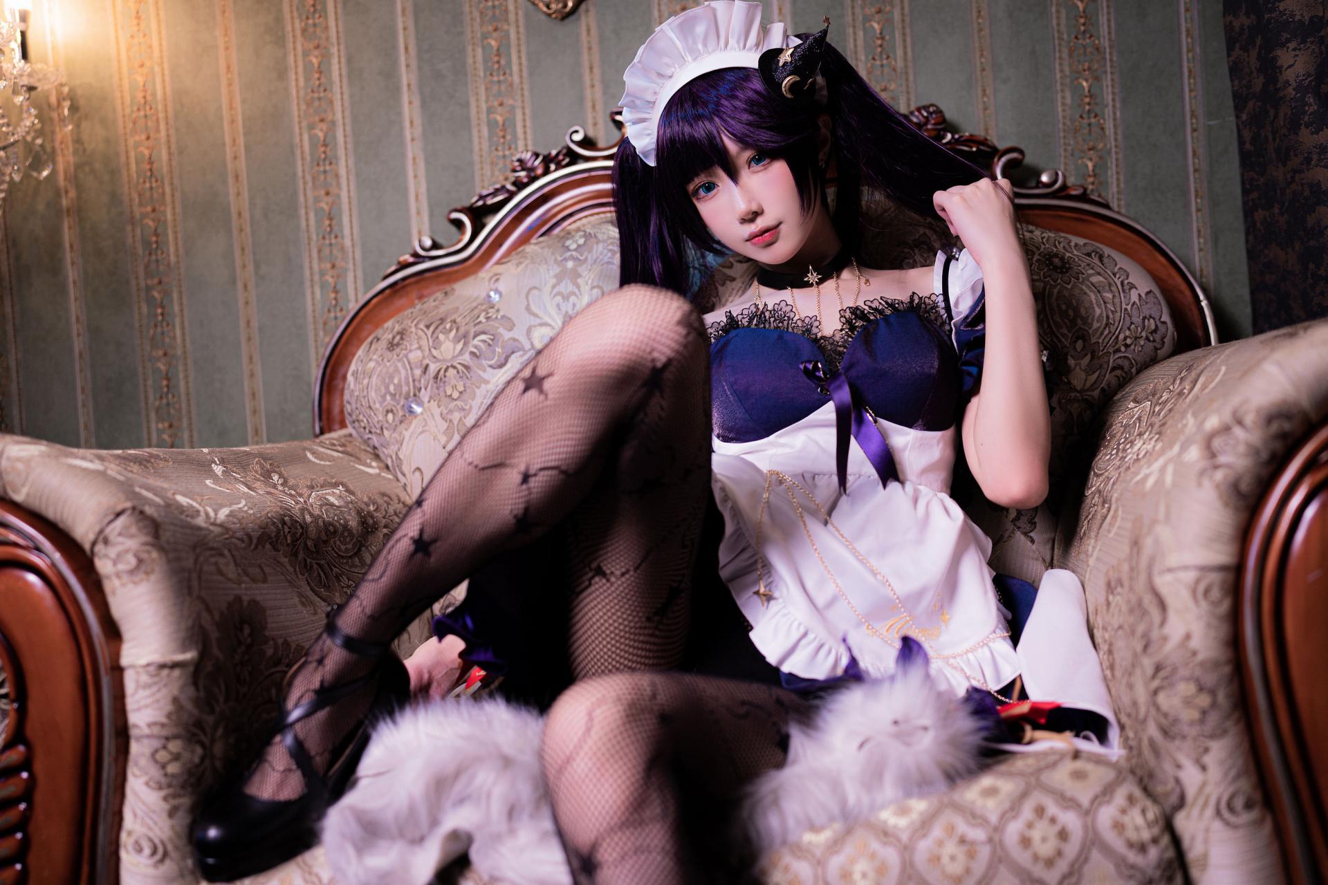 图片[5]-[COSPLAY]阿包也是兔娘 – 莫娜女仆-看套图