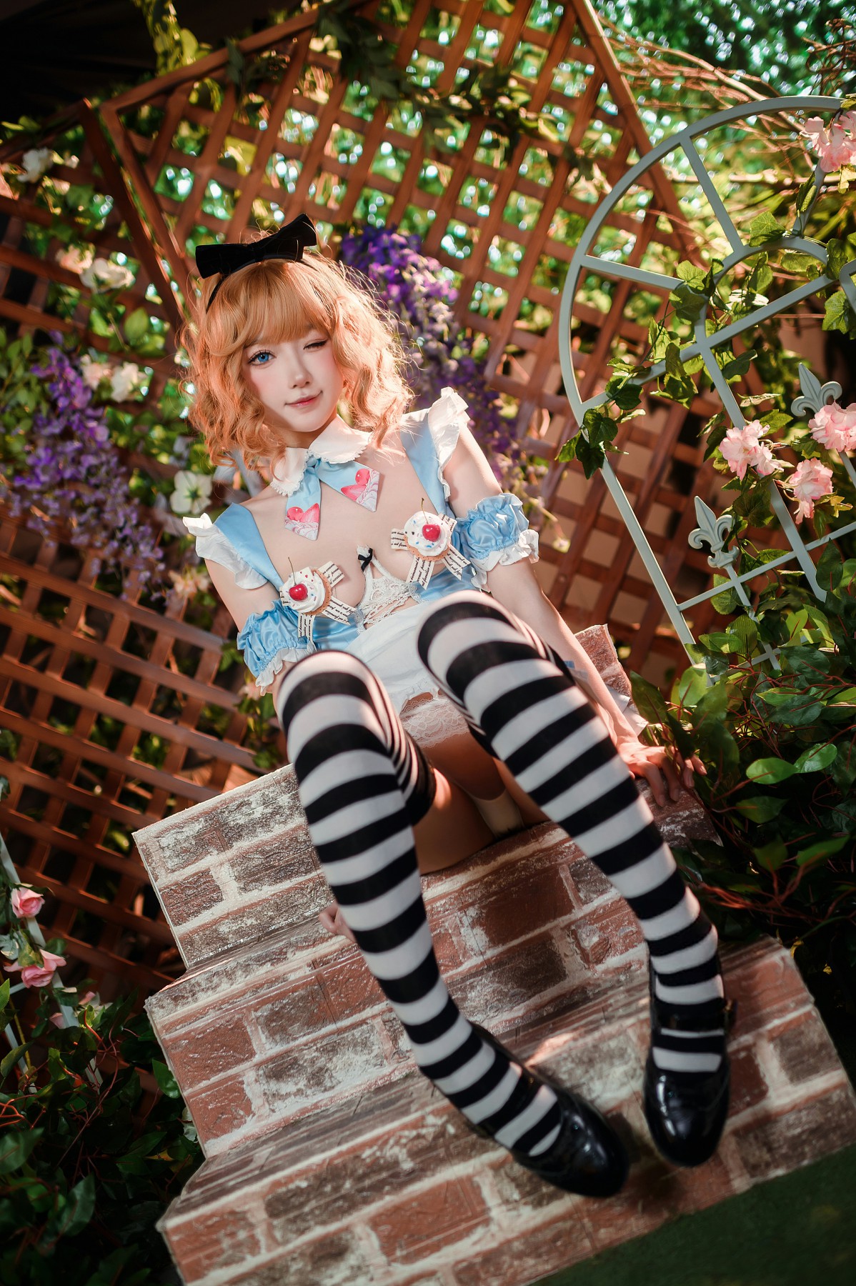 图片[4]-[COSPLAY]阿包也是兔娘 – 爱丽丝梦游仙境-看套图