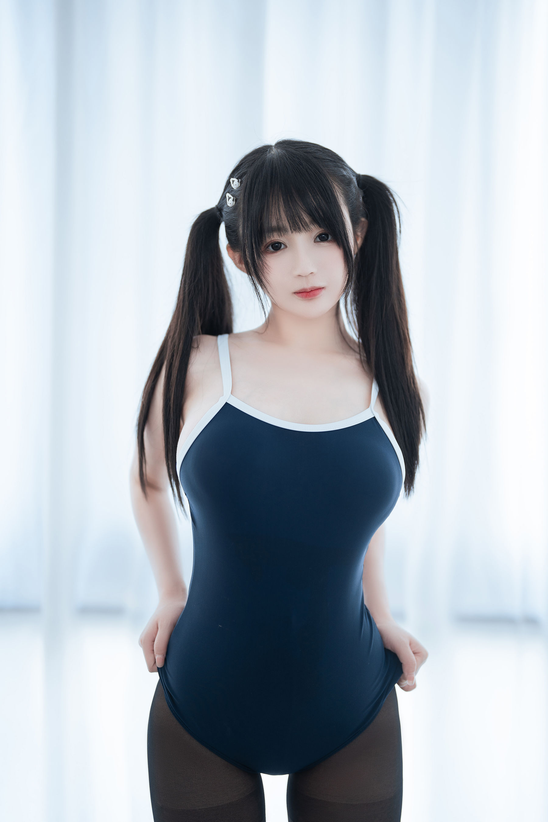 [COSPLAY] 桜井宁宁 – 黑丝死库水-看套图