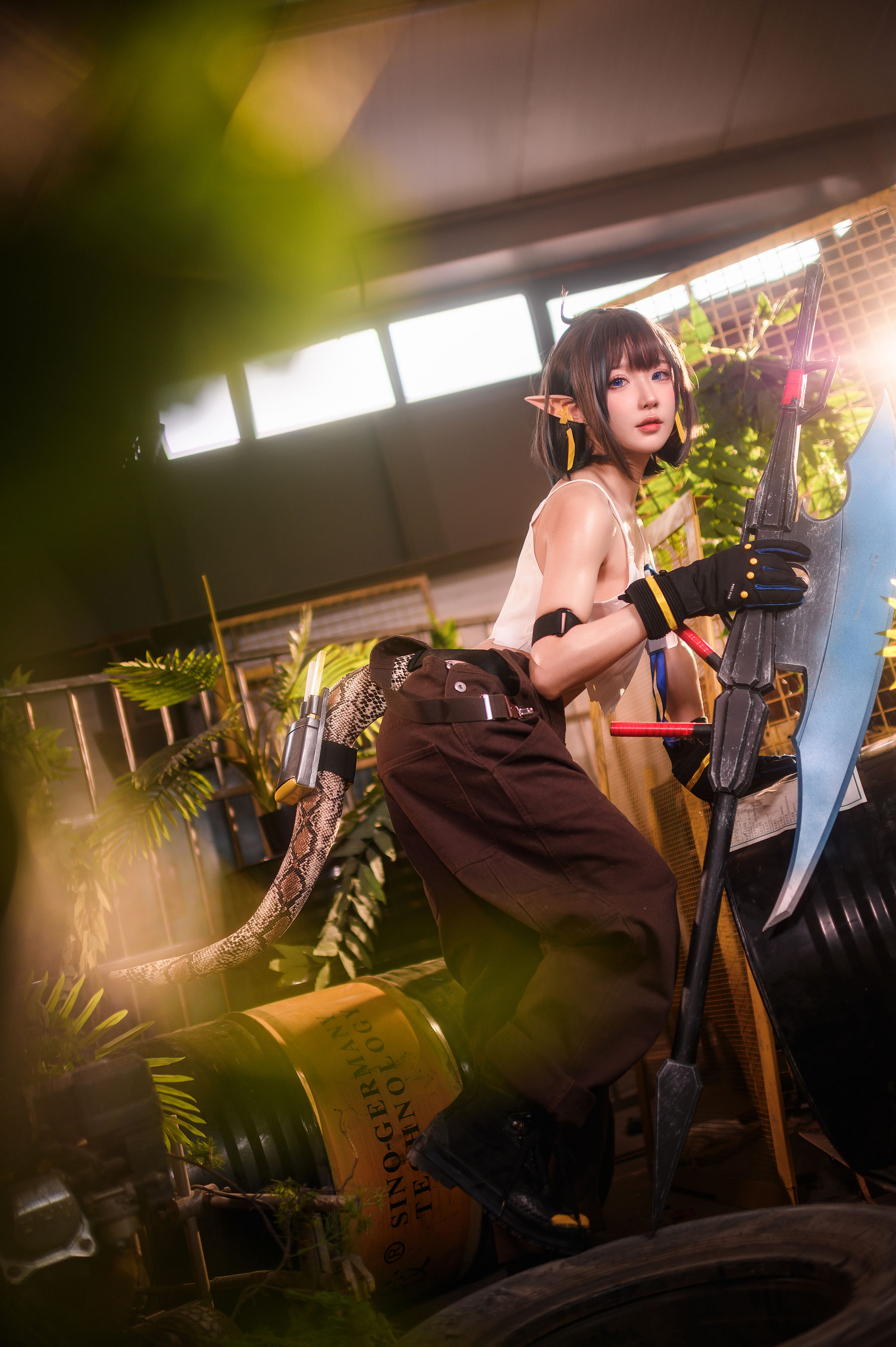 [COSPLAY]阿包也是兔娘 – 明日方舟 森蚺Xiuren秀人写真高清美女套图写真下载-看套图看套图