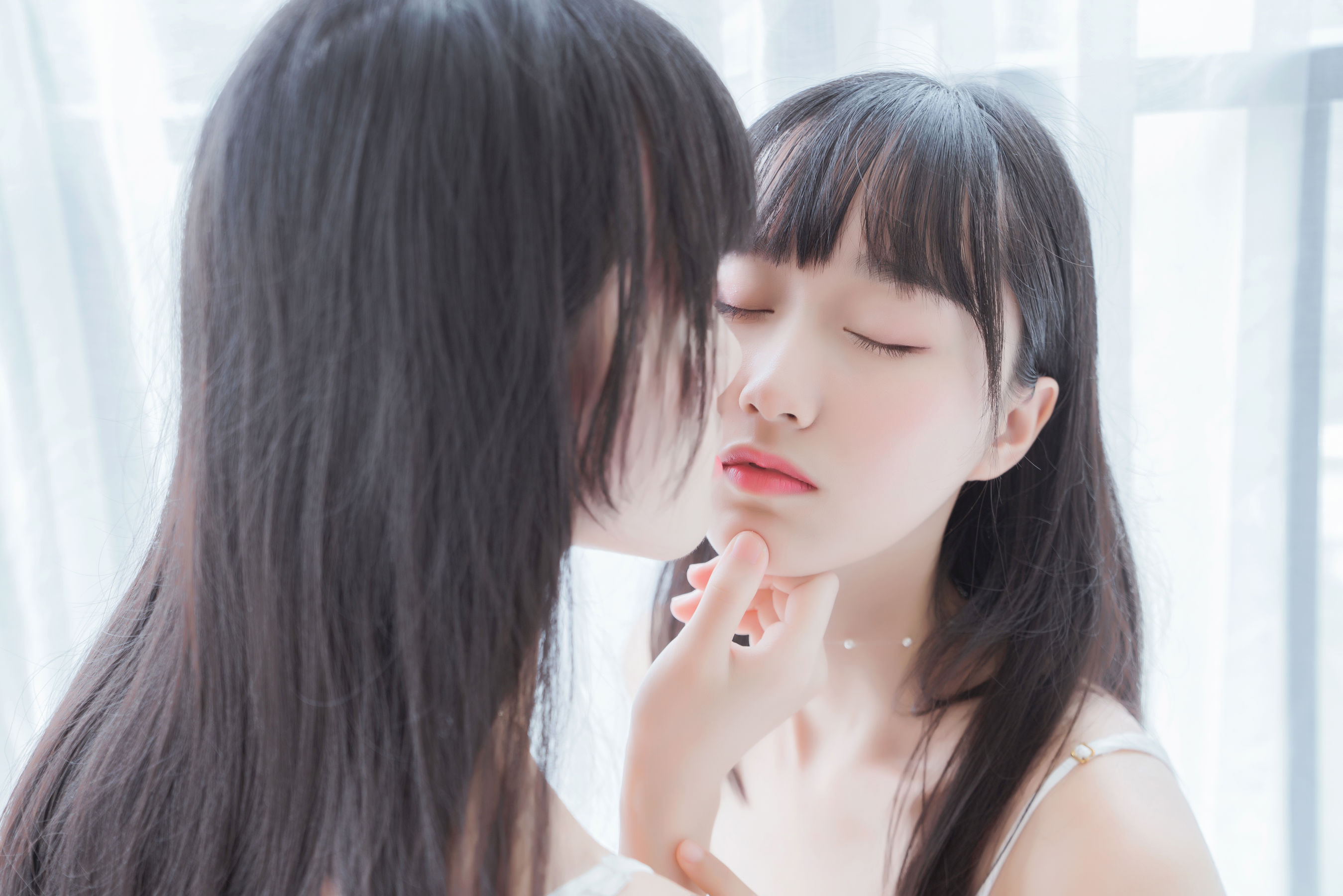 图片[3]-[COSPLAY] 桜桃喵 – 萌系小姐姐木绵绵OwO&桜桃喵 朝(白裙×白裙)-看套图