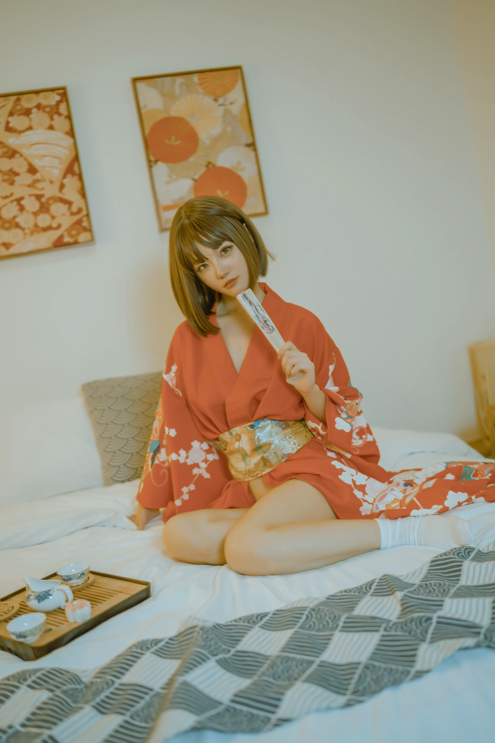 图片[2]-[COSPLAY]桃良阿宅 – 浴衣-看套图
