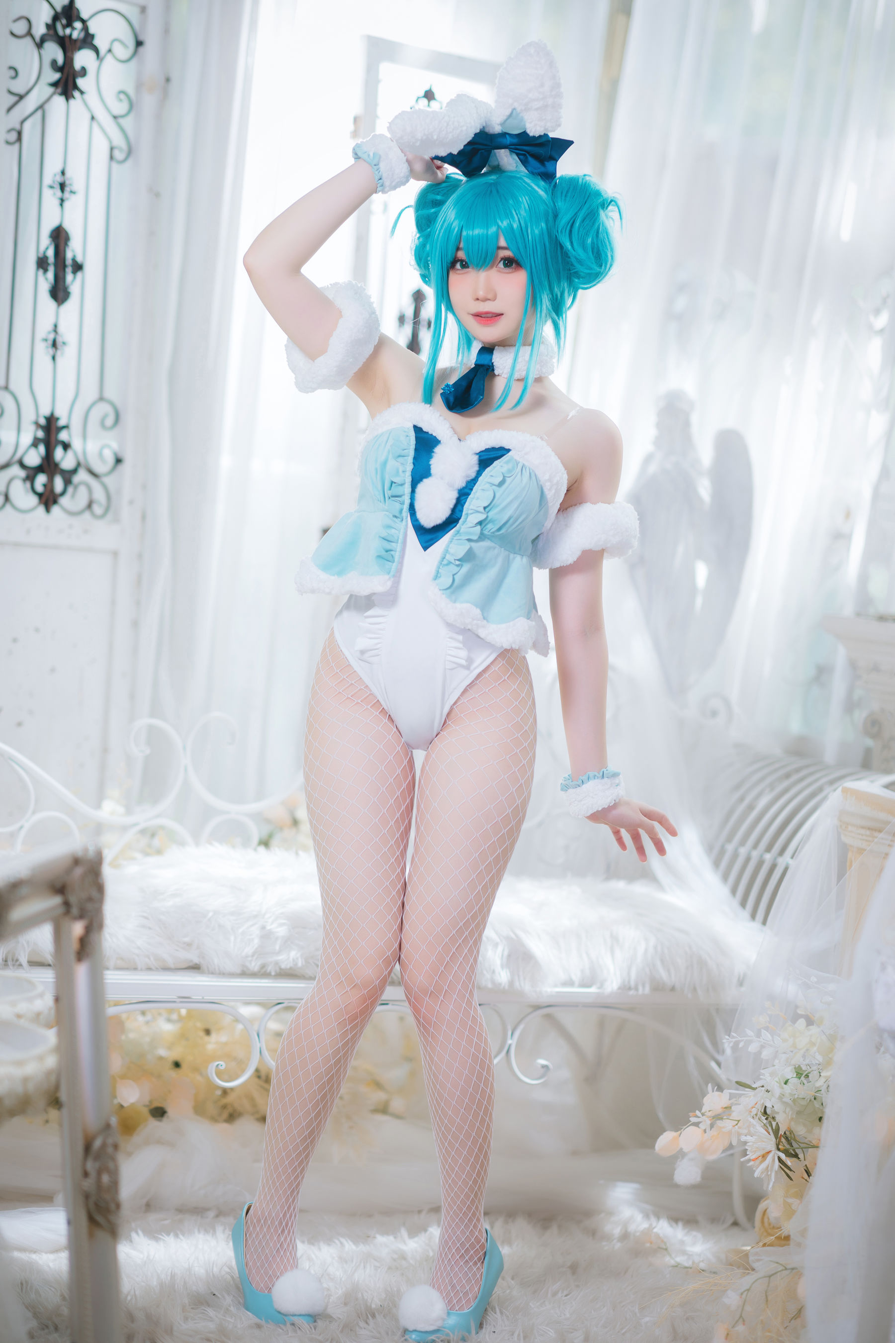 图片[2]-[COSPLAY] 焖焖碳 – 初音兔女郎-看套图