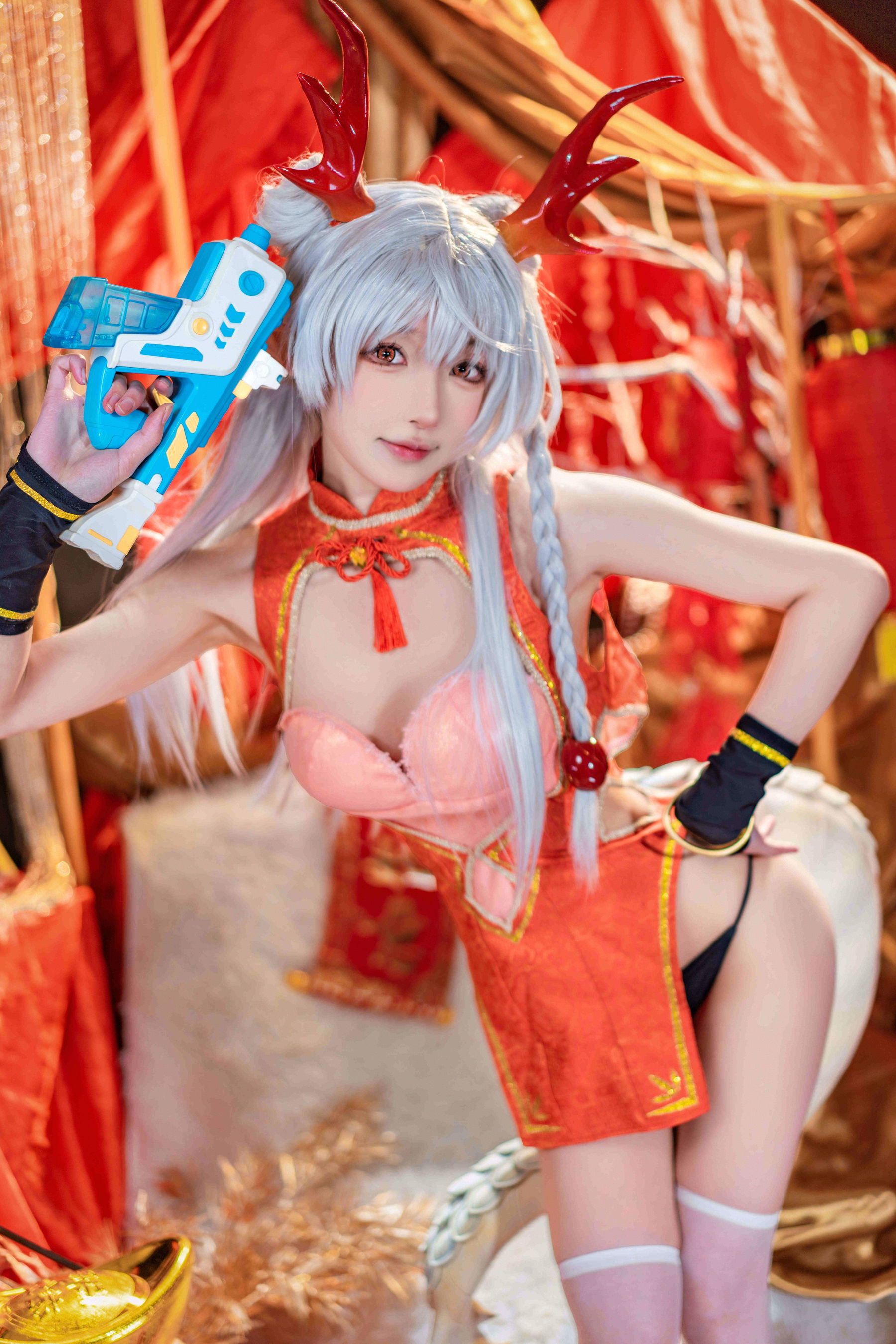 [COSPLAY]阿包也是兔娘 – 龙妹-看套图