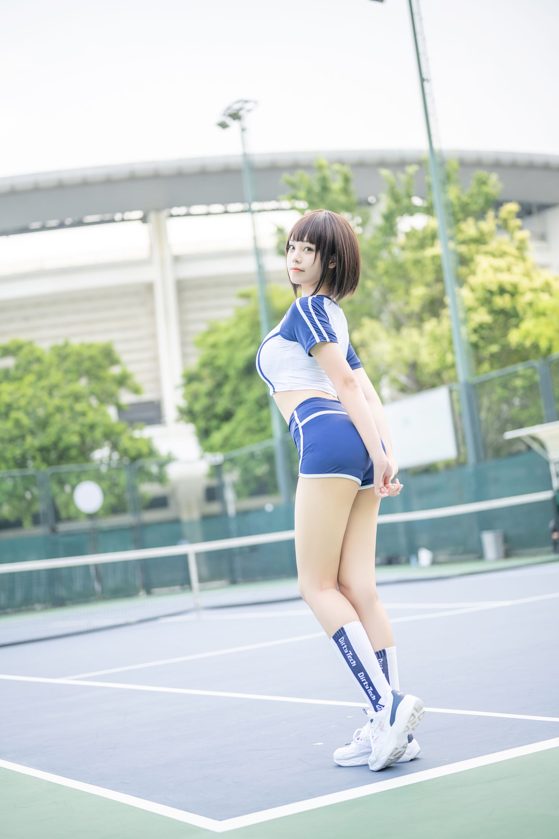 [COSPLAY]蜜汁猫裘 – 体操服-看套图