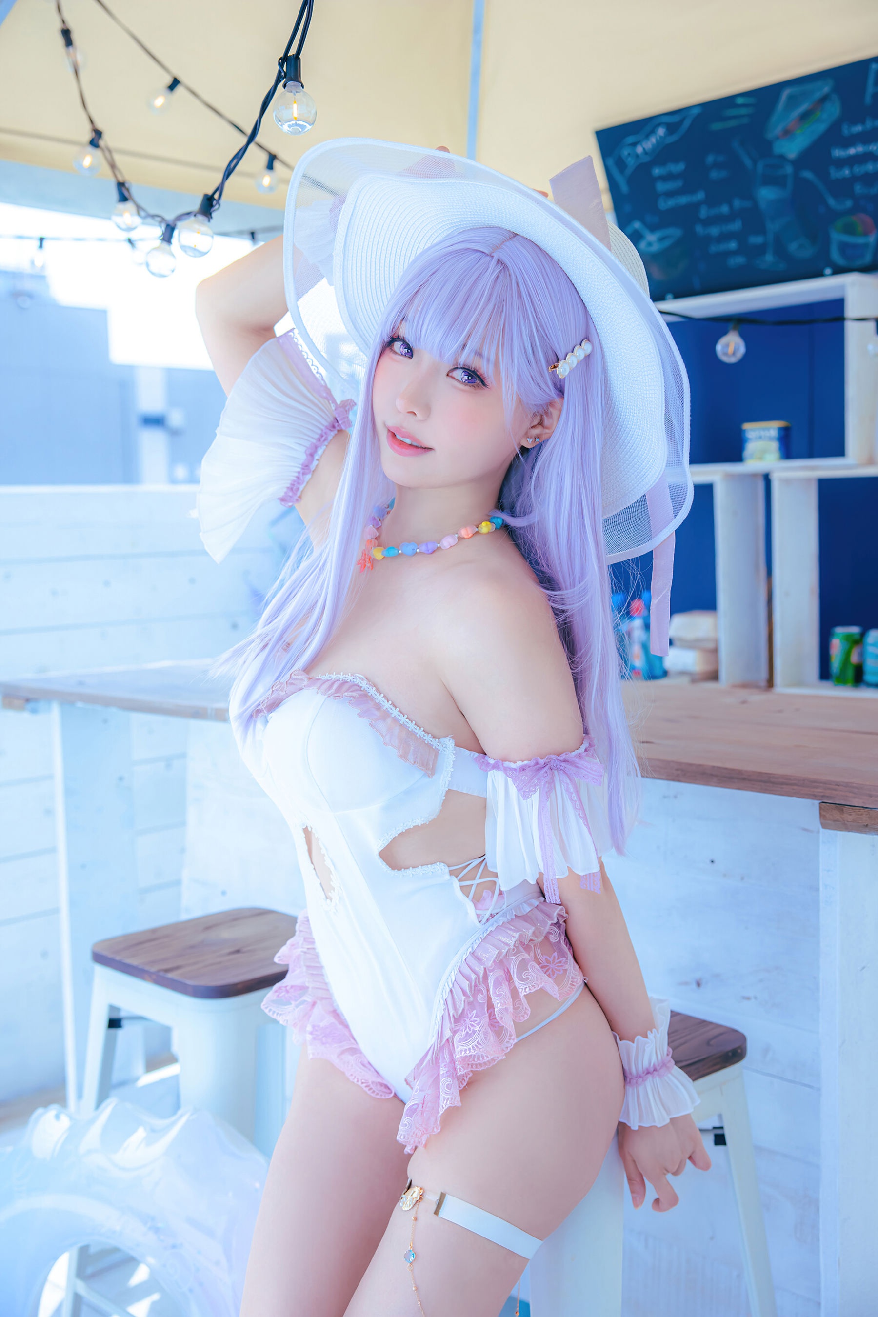 [COSPLAY] Ely_eee(ElyEE子) – Plymouth Swimsuit-看套图