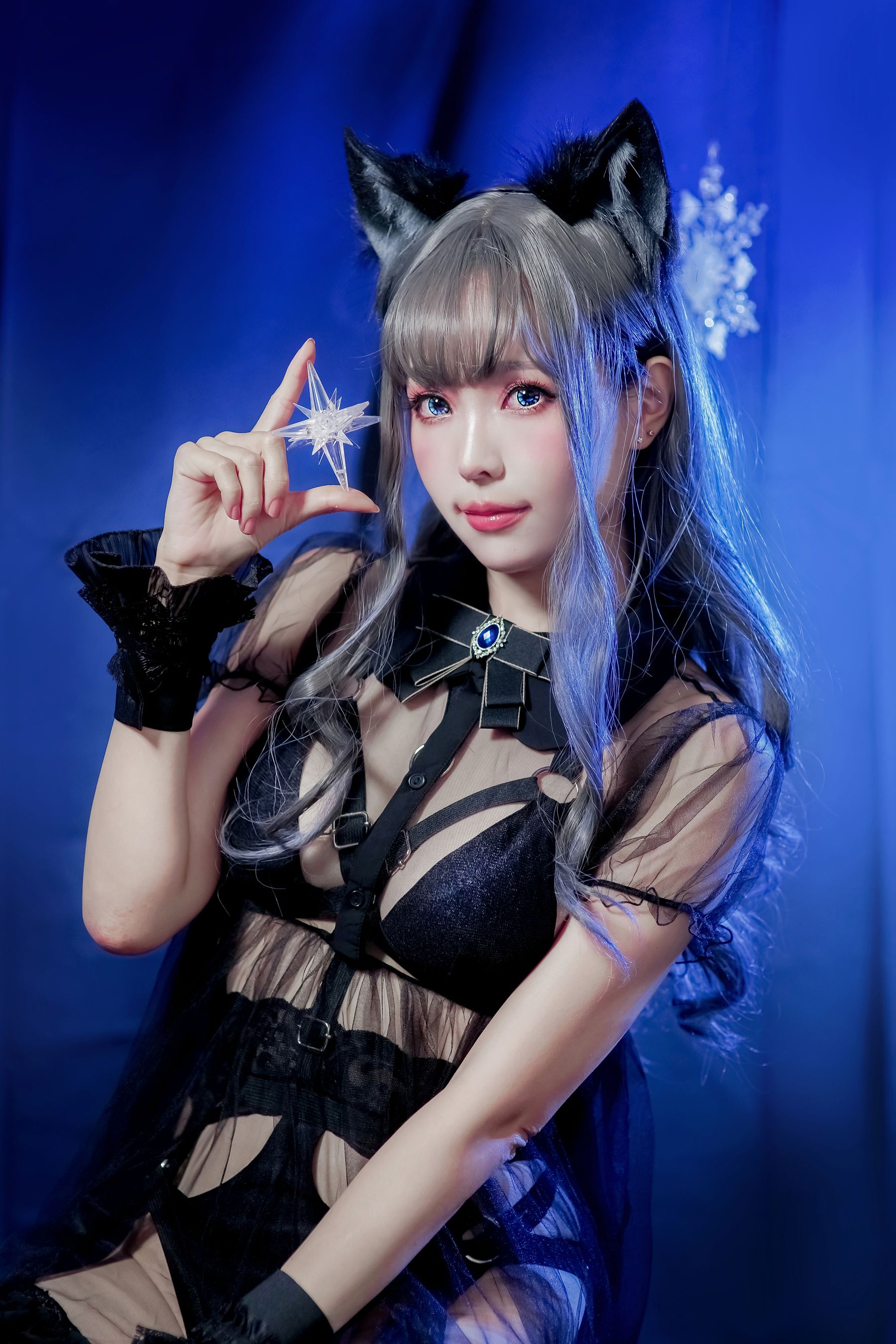 [COSPLAY] Ely_eee(ElyEE子) – オオカミ闇夜ーヨルちゃん-看套图