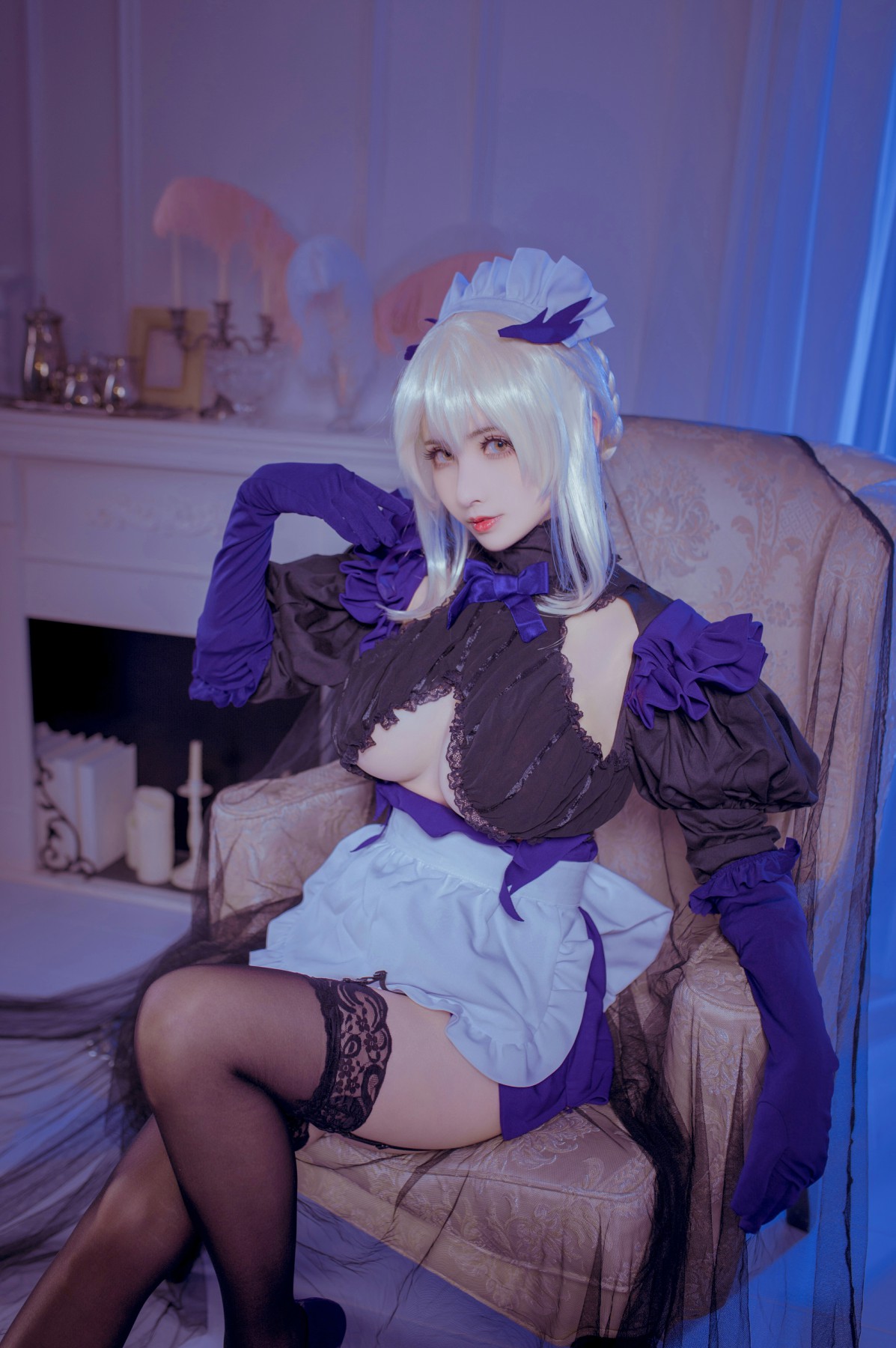[COSPLAY]rioko凉凉子 – 黑枪呆女仆-看套图