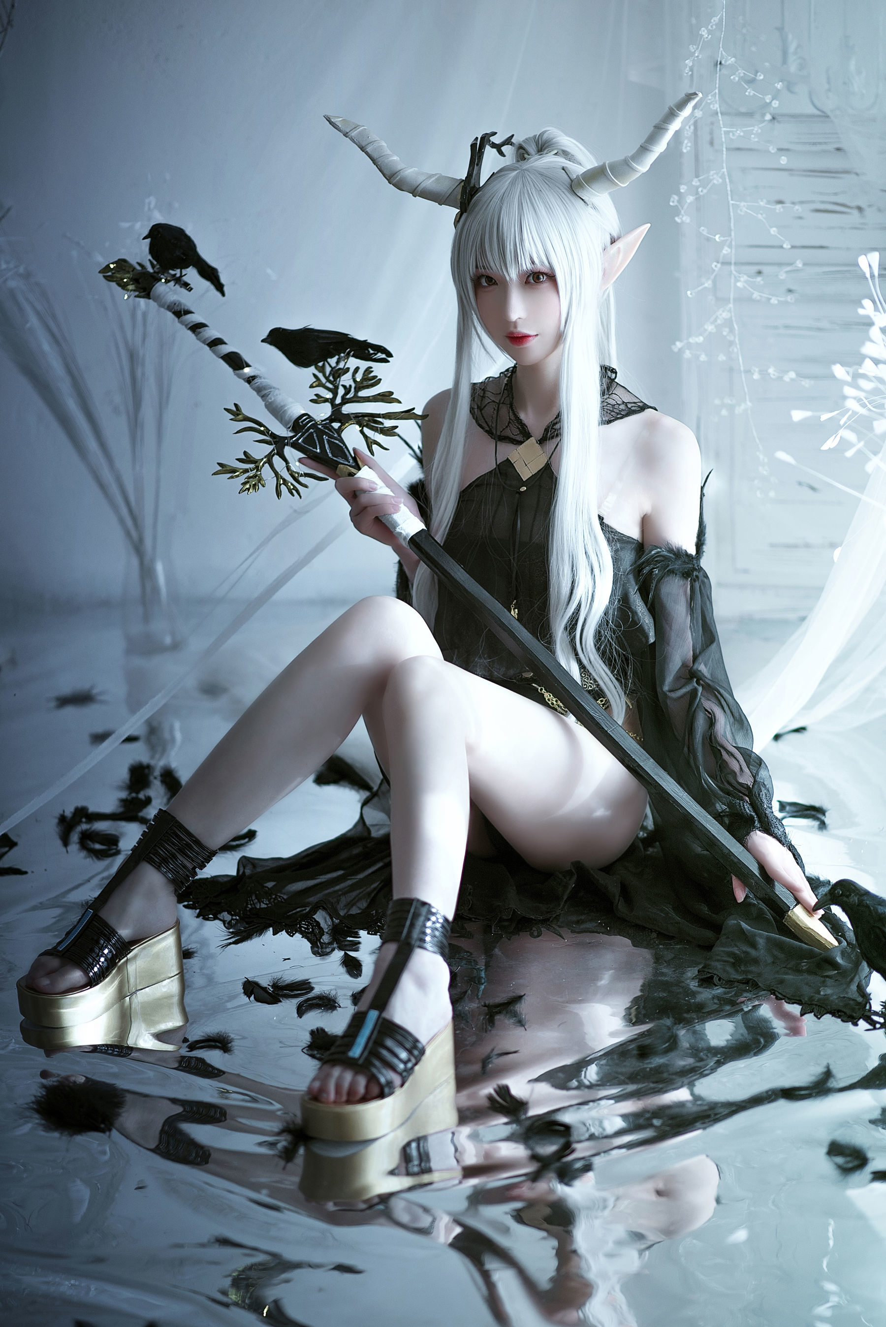图片[2]-[COSPLAY] 南宫 – 闪灵泳装-看套图