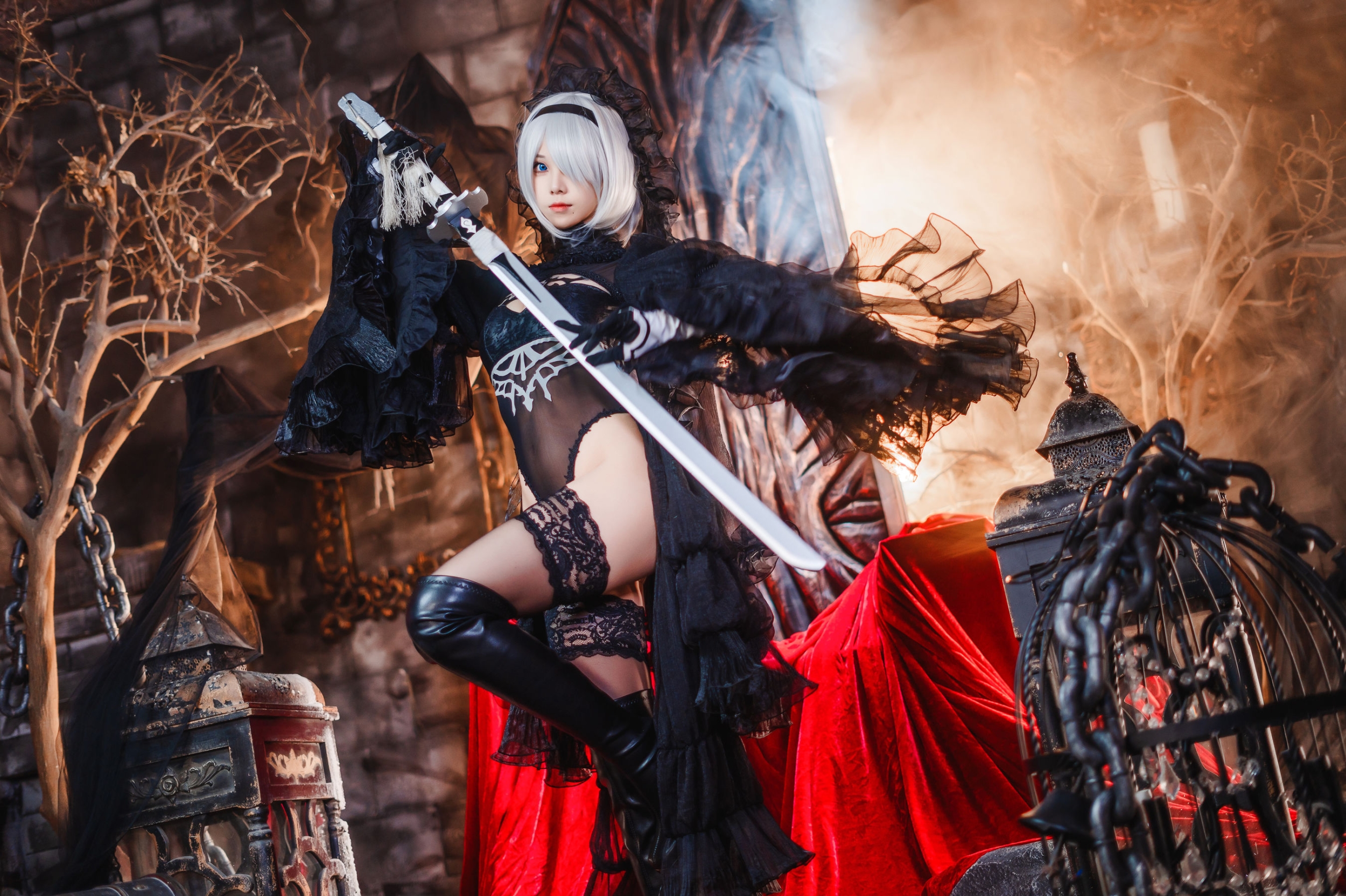 图片[2]-[COSPLAY]蜜汁猫裘 – 2B-看套图
