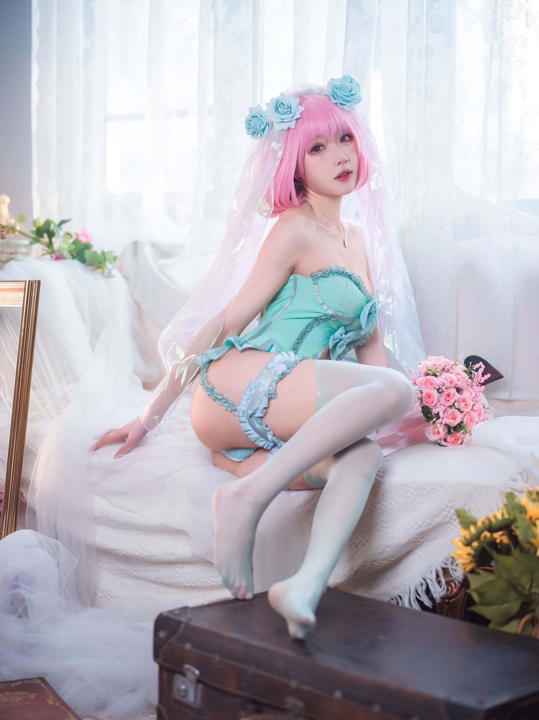 图片[4]Xiuren秀人写真高清美女套图写真下载-看套图[COSPLAY]阿包也是兔娘 – 王女梦梦 婚纱内衣Xiuren秀人写真高清美女套图写真下载-看套图看套图