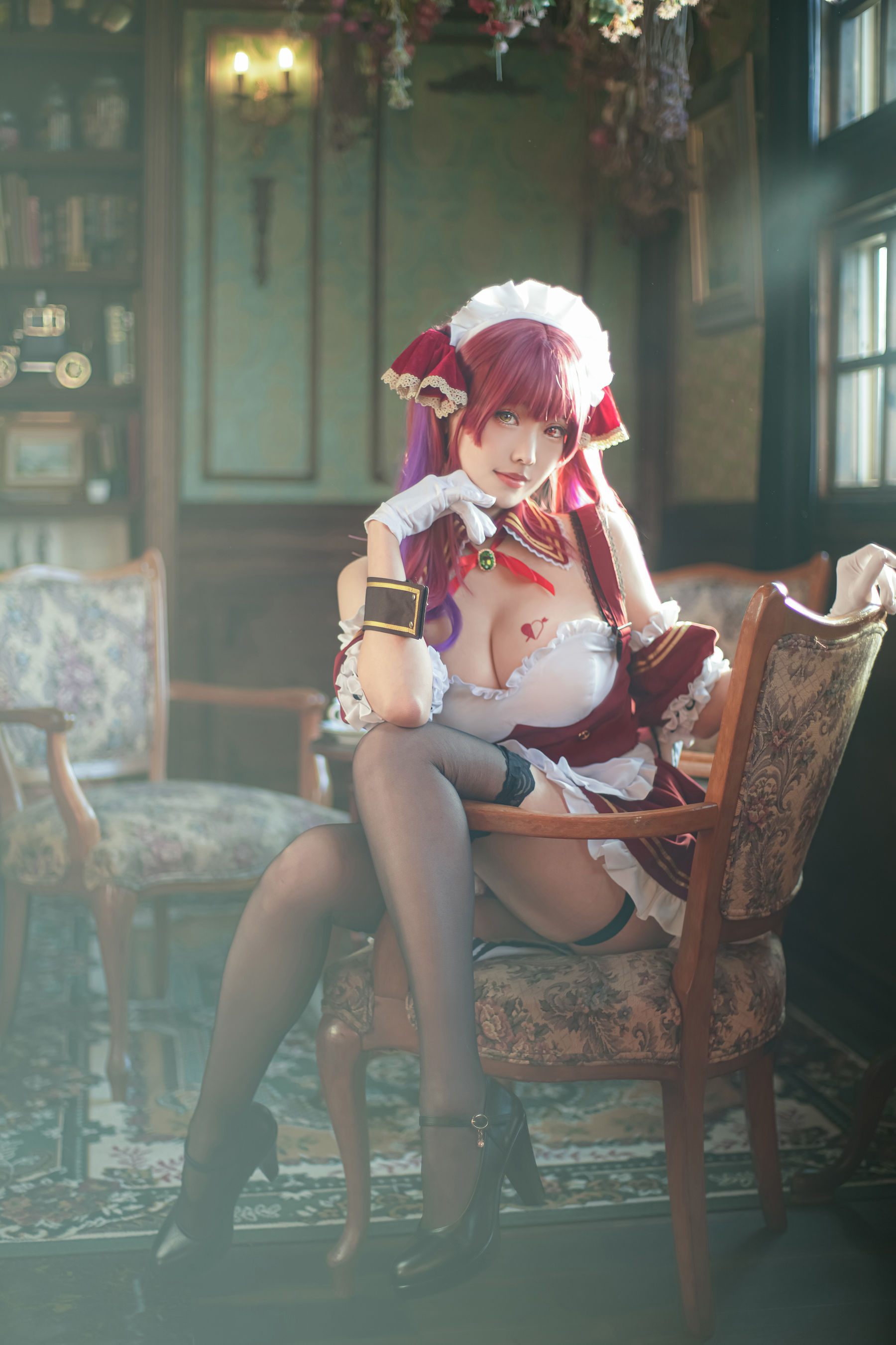 图片[2]Xiuren秀人写真高清美女套图写真下载-看套图[COSPLAY] Ely_eee(ElyEE子) – B-Hoshou Marine MaidXiuren秀人写真高清美女套图写真下载-看套图看套图