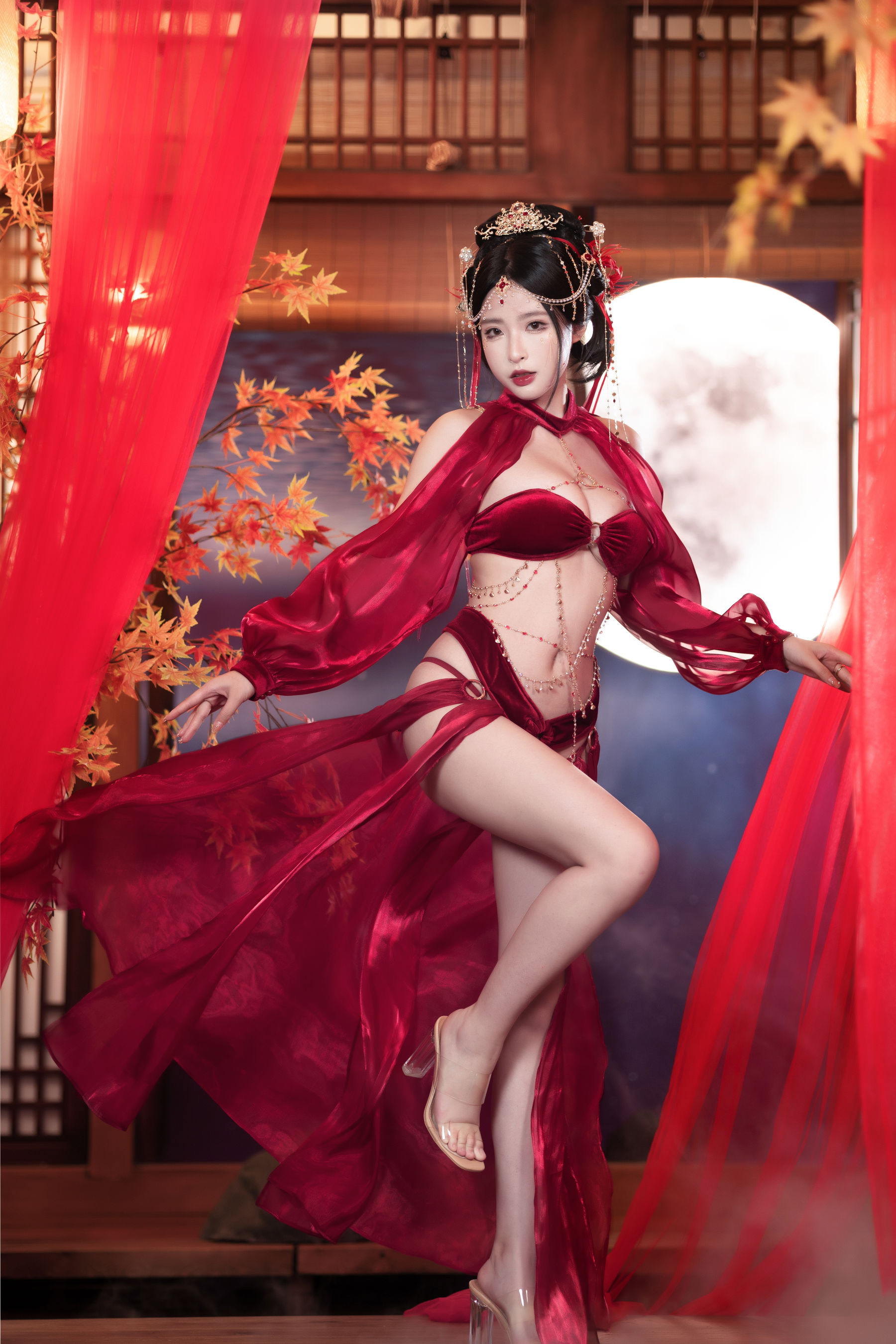图片[3]-[COSPLAY] 清水由乃 月下舞姬-看套图
