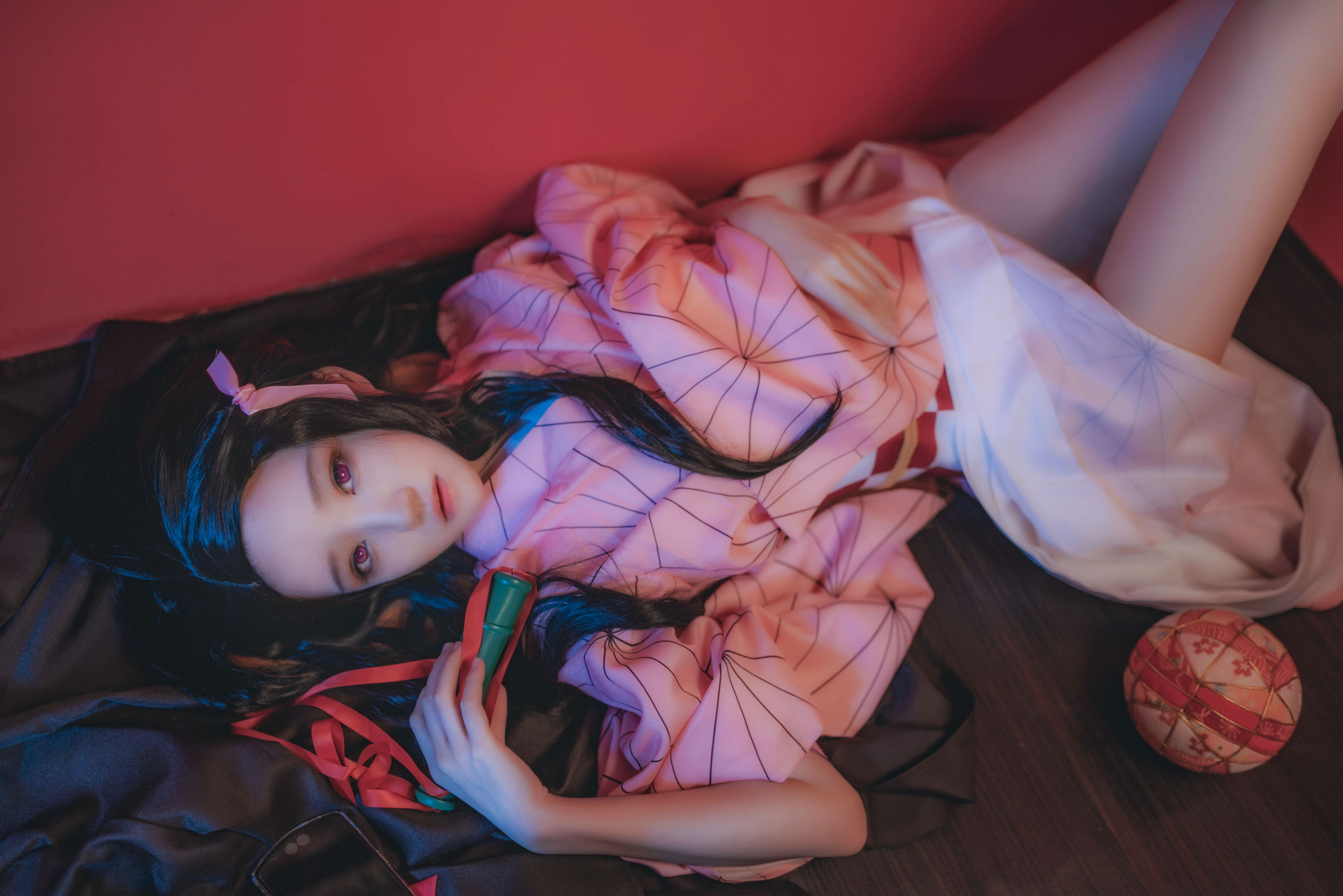 [COSPLAY] 桜桃喵 – 灶门祢豆子-看套图