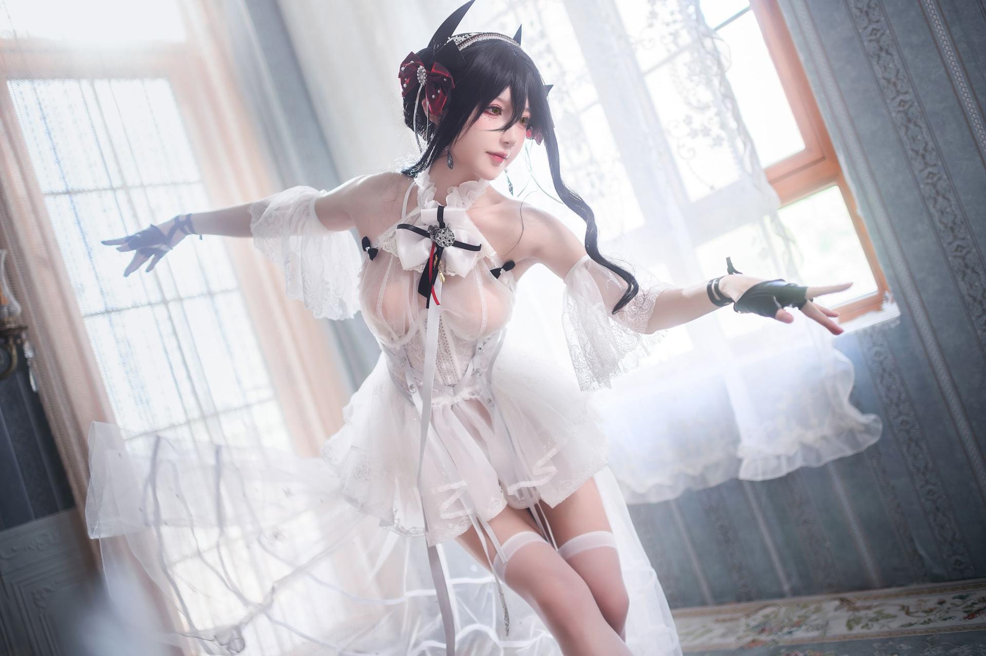 图片[2]-[COSPLAY]阿包也是兔娘 – 明日方舟 伊内斯芭蕾-看套图