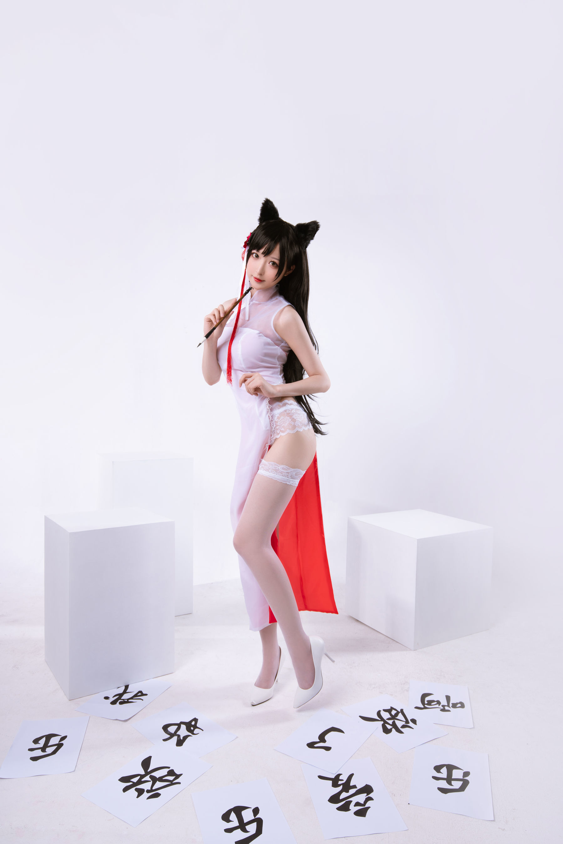 [COSPLAY] 南宫 – 高雄爱宕旗袍 南宫牙妹双人-看套图
