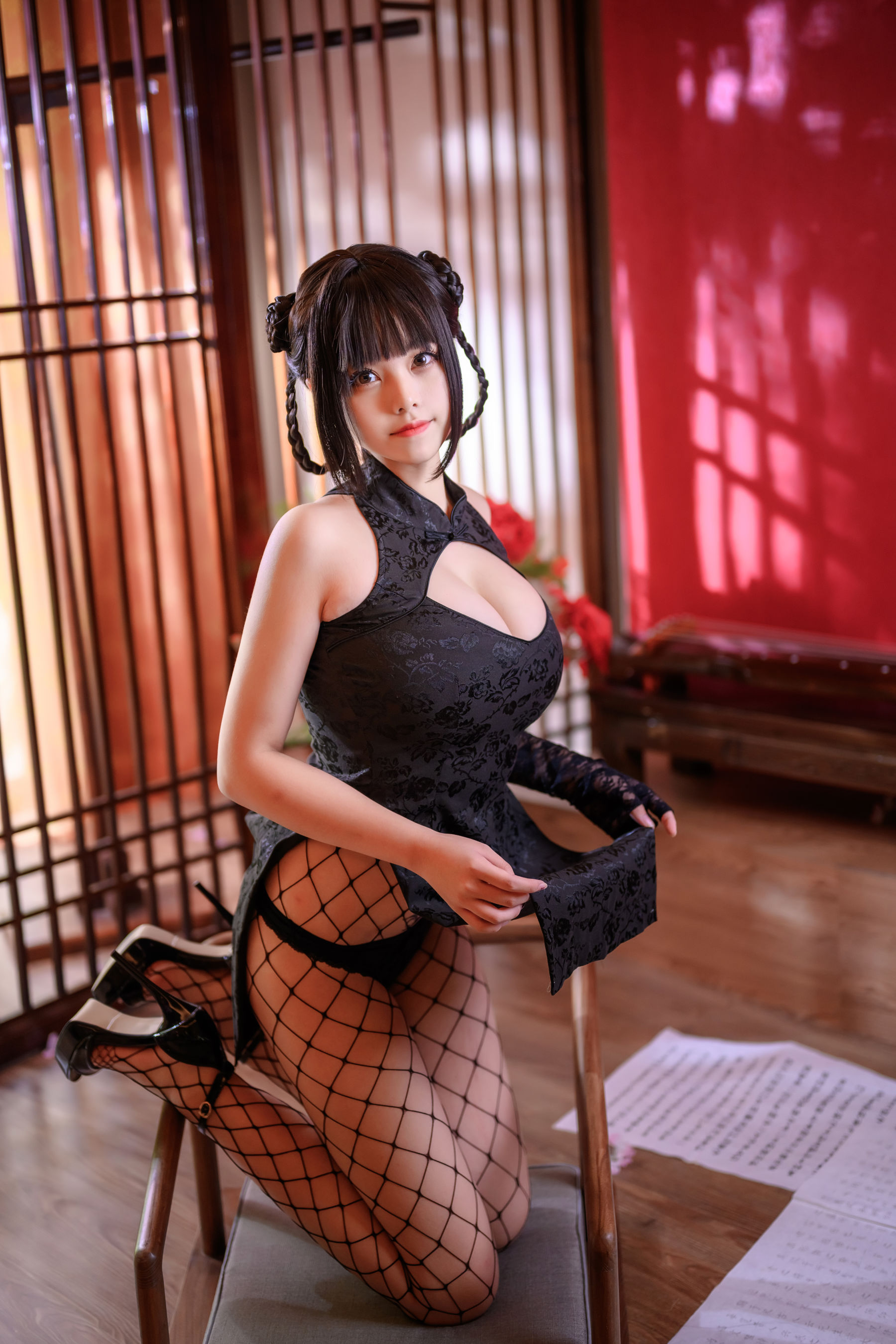 图片[5]Xiuren秀人写真高清美女套图写真下载-看套图[COSPLAY]蜜汁猫裘 – 魔女旗袍Xiuren秀人写真高清美女套图写真下载-看套图看套图