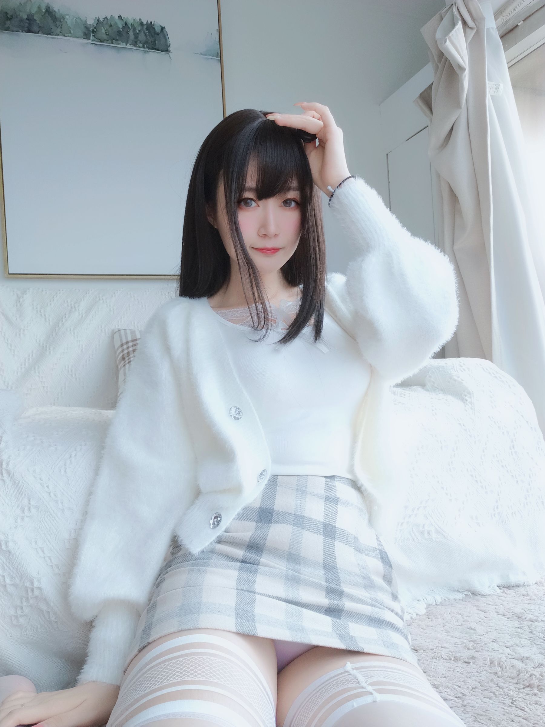 图片[4]-[COSPLAY] Coser小姐姐白银 – 白蕾丝-看套图