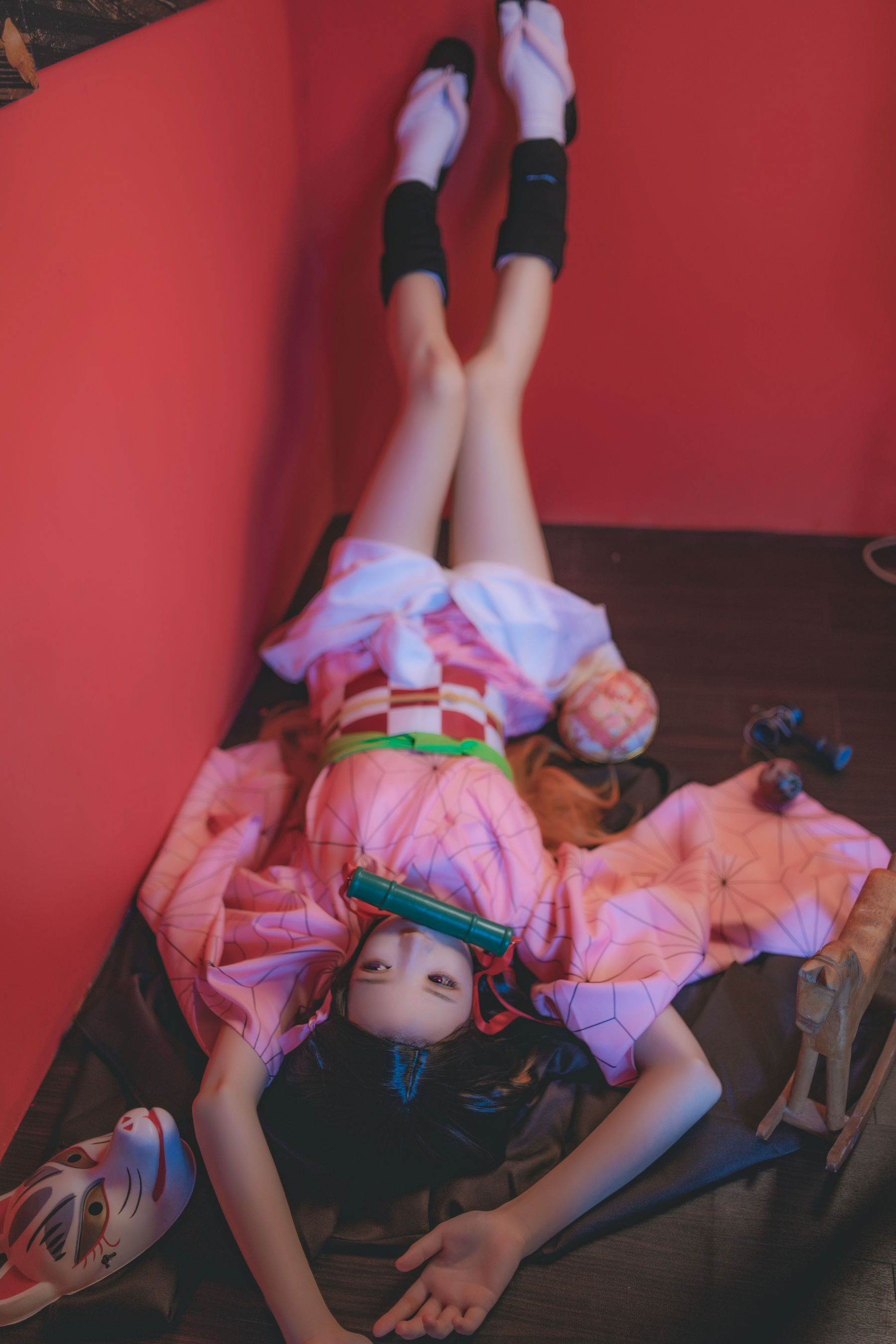 图片[3]-[COSPLAY] 桜桃喵 – 灶门祢豆子-看套图