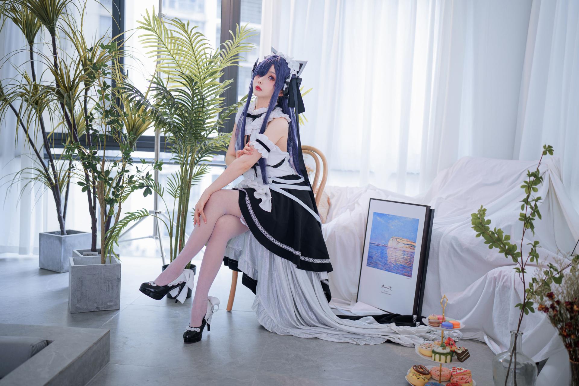 [COSPLAY]rioko凉凉子 – 奥古斯特 女仆装-看套图