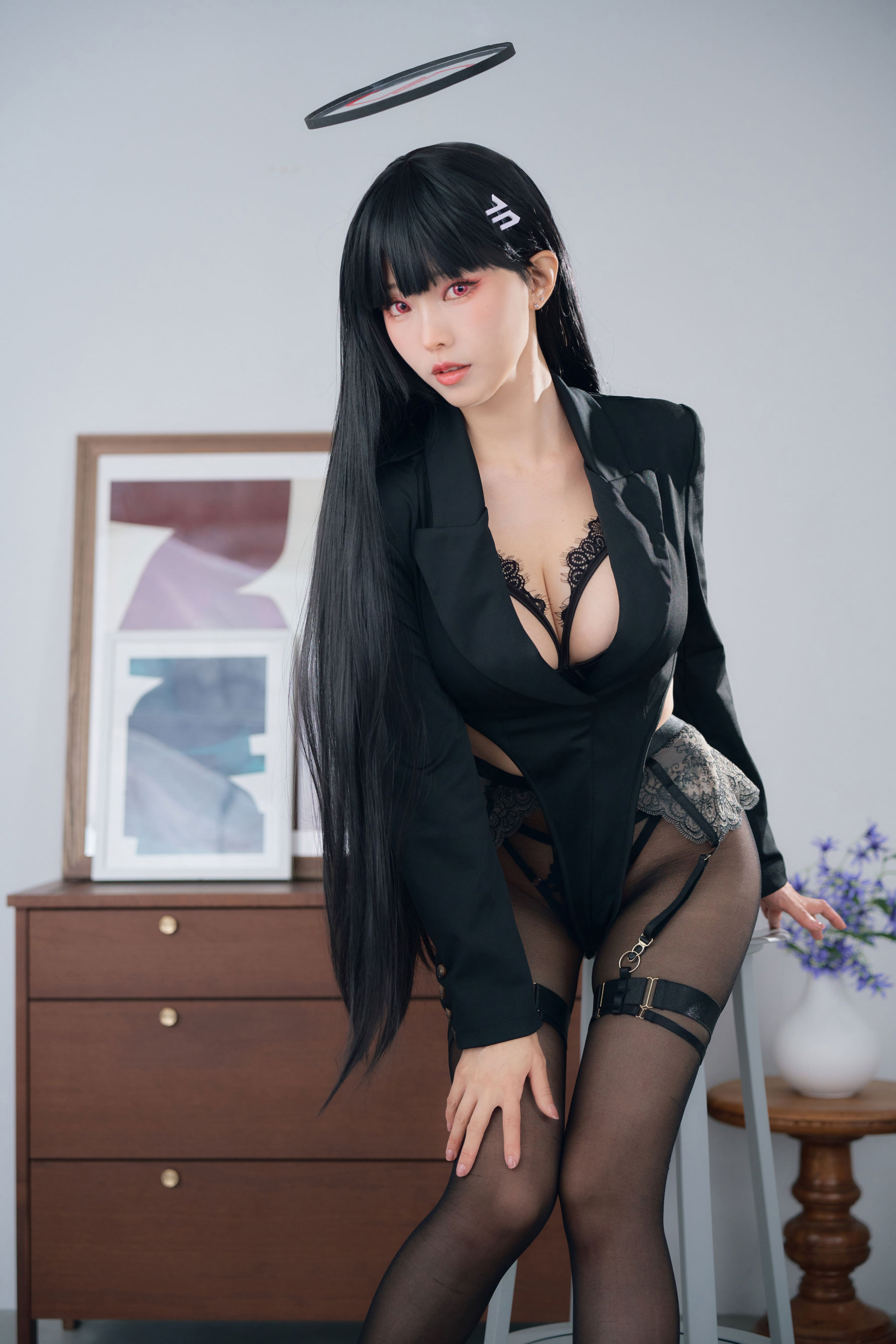 图片[2]-[COSPLAY] Ely_eee(ElyEE子) – 莉音 秘密吊带-看套图