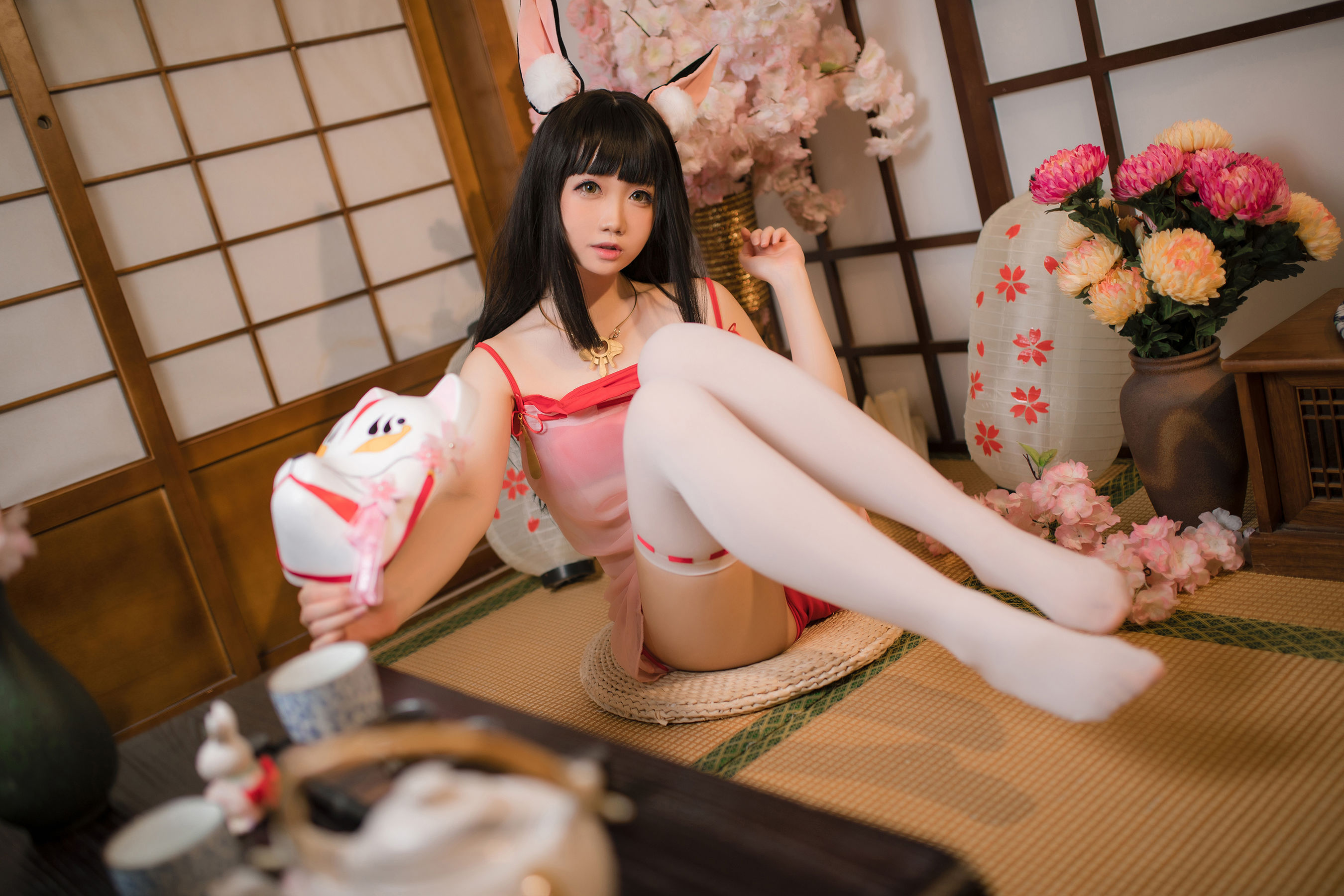 图片[3]-[COSPLAY] 焖焖碳 – 碧蓝航线 長門睡衣-看套图