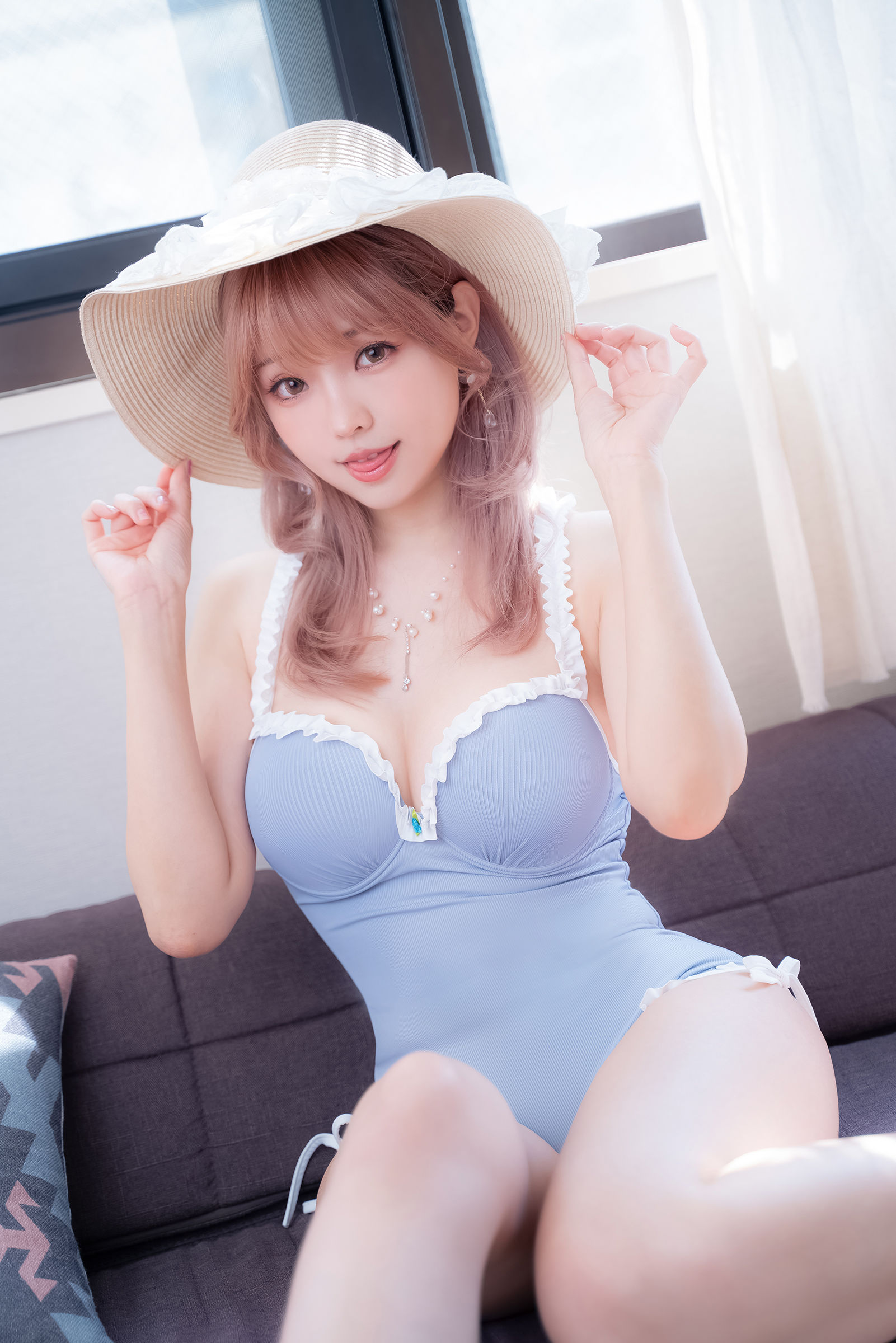 图片[2]-[COSPLAY] Ely_eee(ElyEE子) – Mist Blue Lady-看套图
