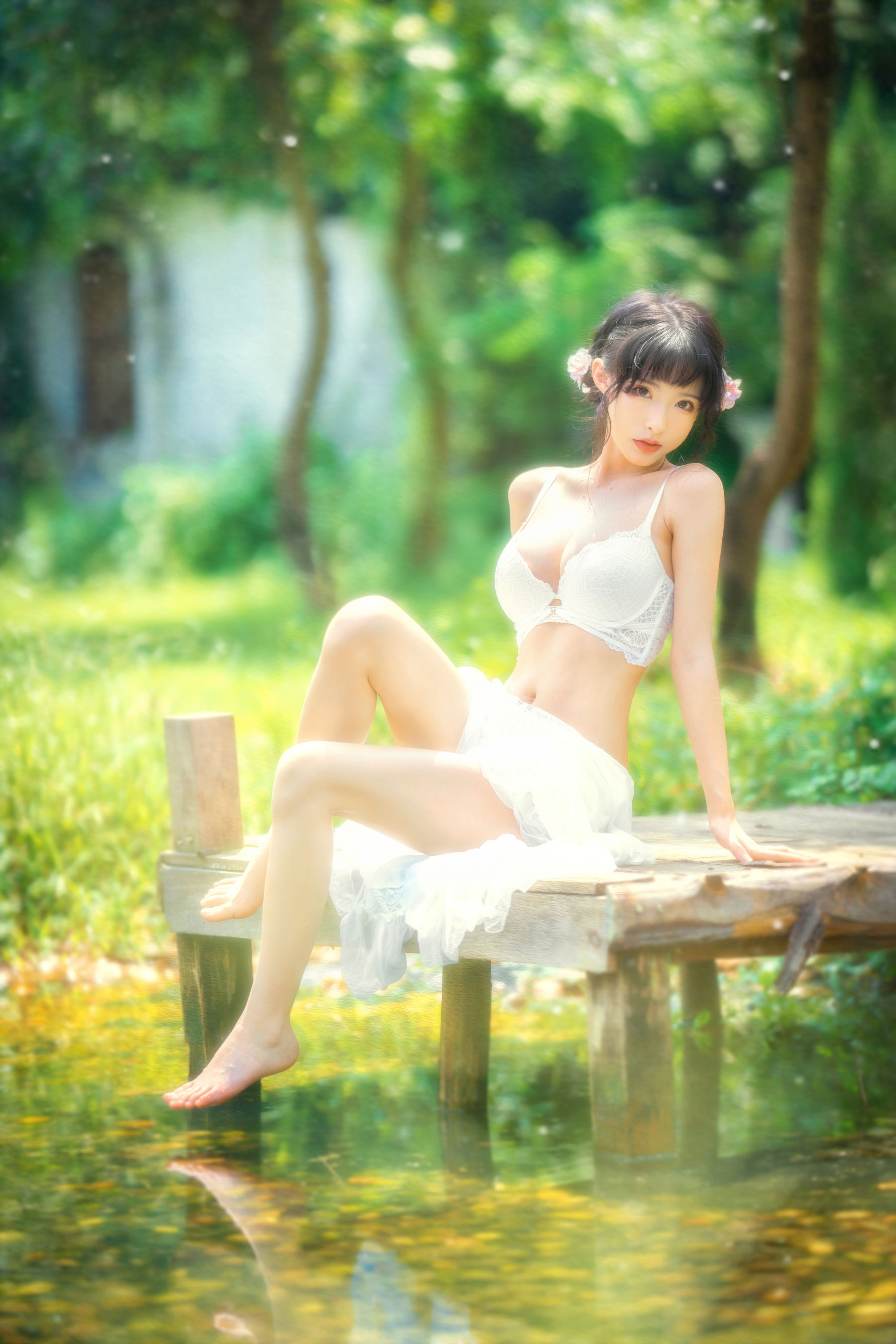 图片[4]-[COSPLAY] 清水由乃 蕾丝花园-看套图