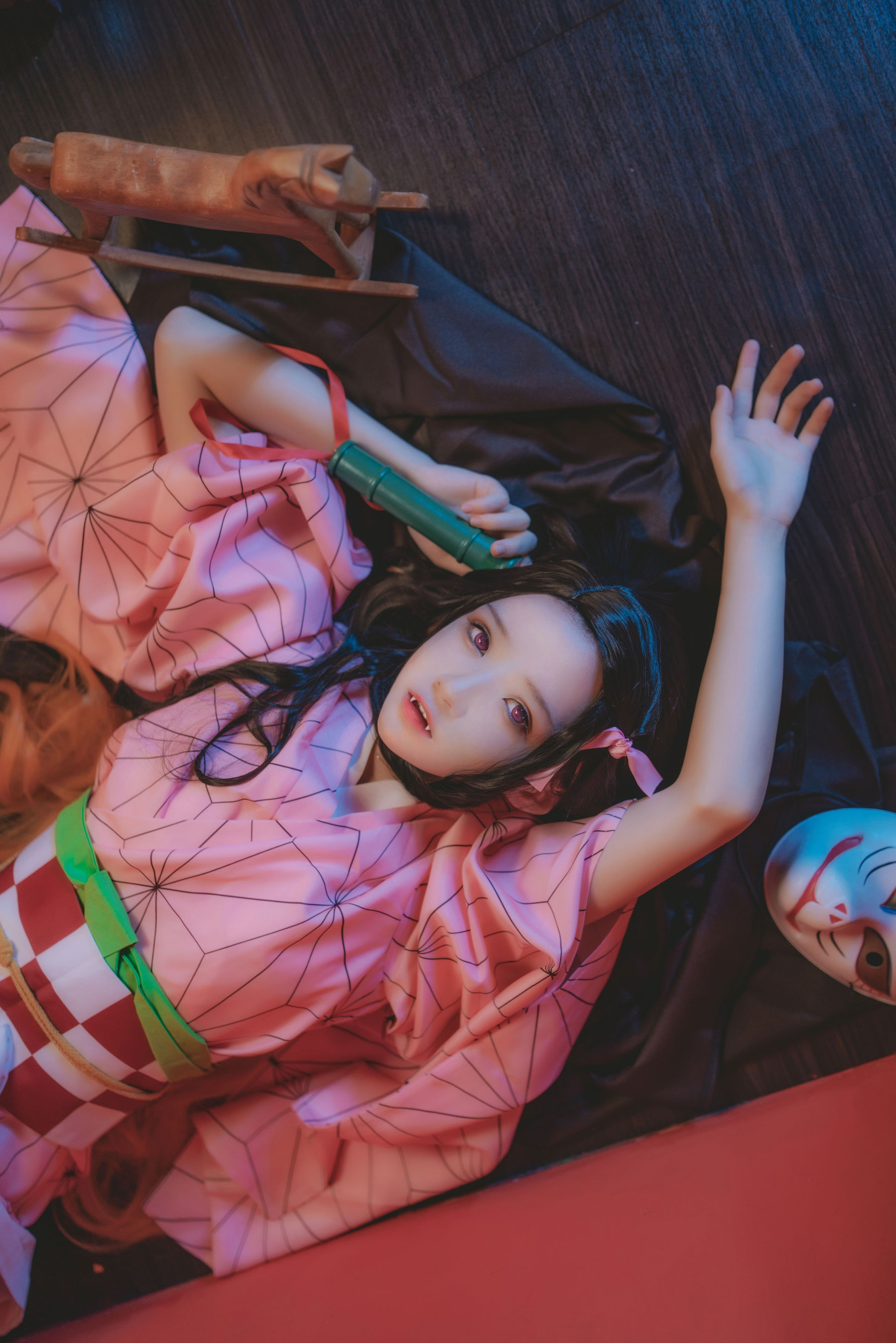 图片[5]-[COSPLAY] 桜桃喵 – 灶门祢豆子-看套图
