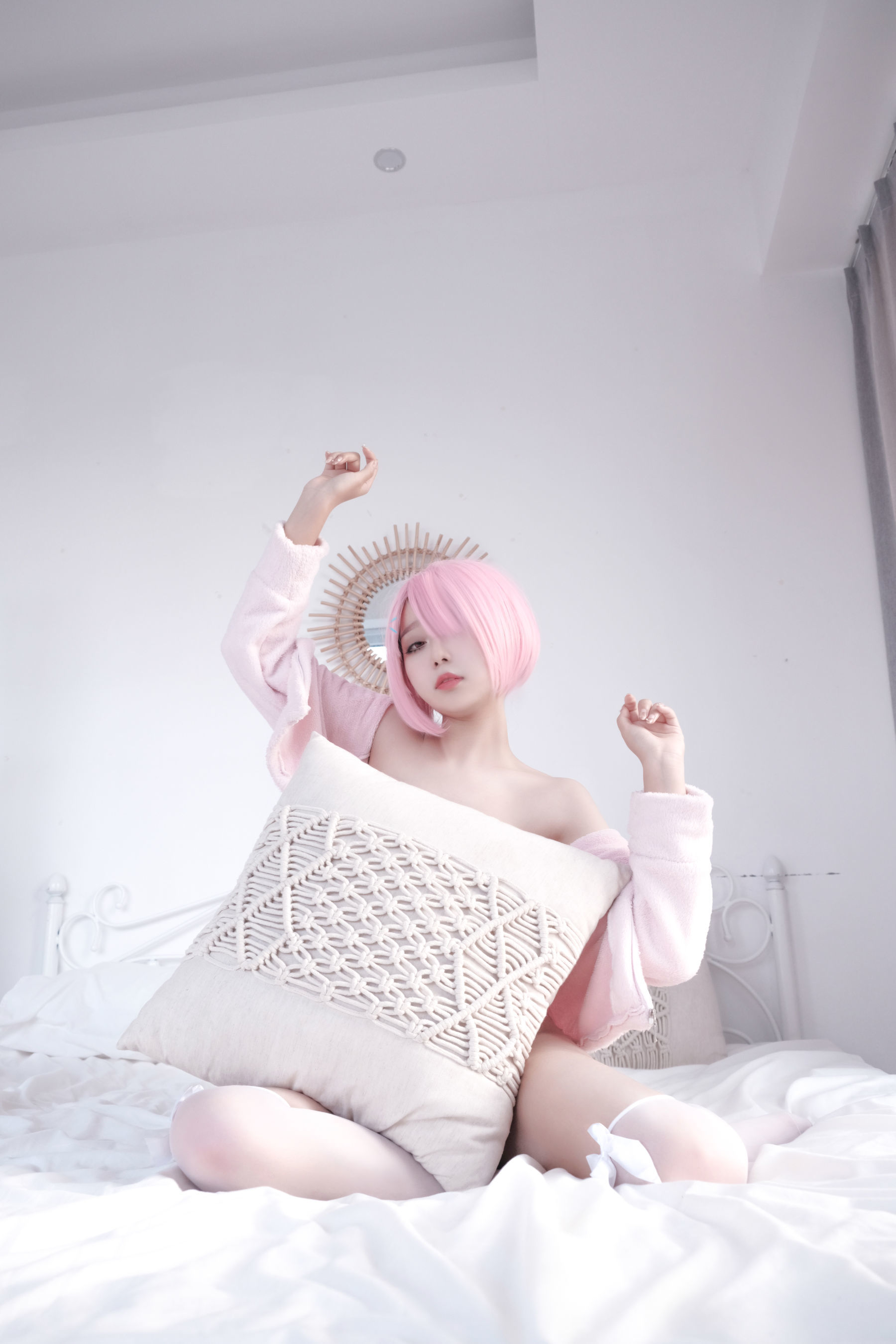 图片[4]-[COSPLAY]eloise软软 – 纯欲拉姆-看套图