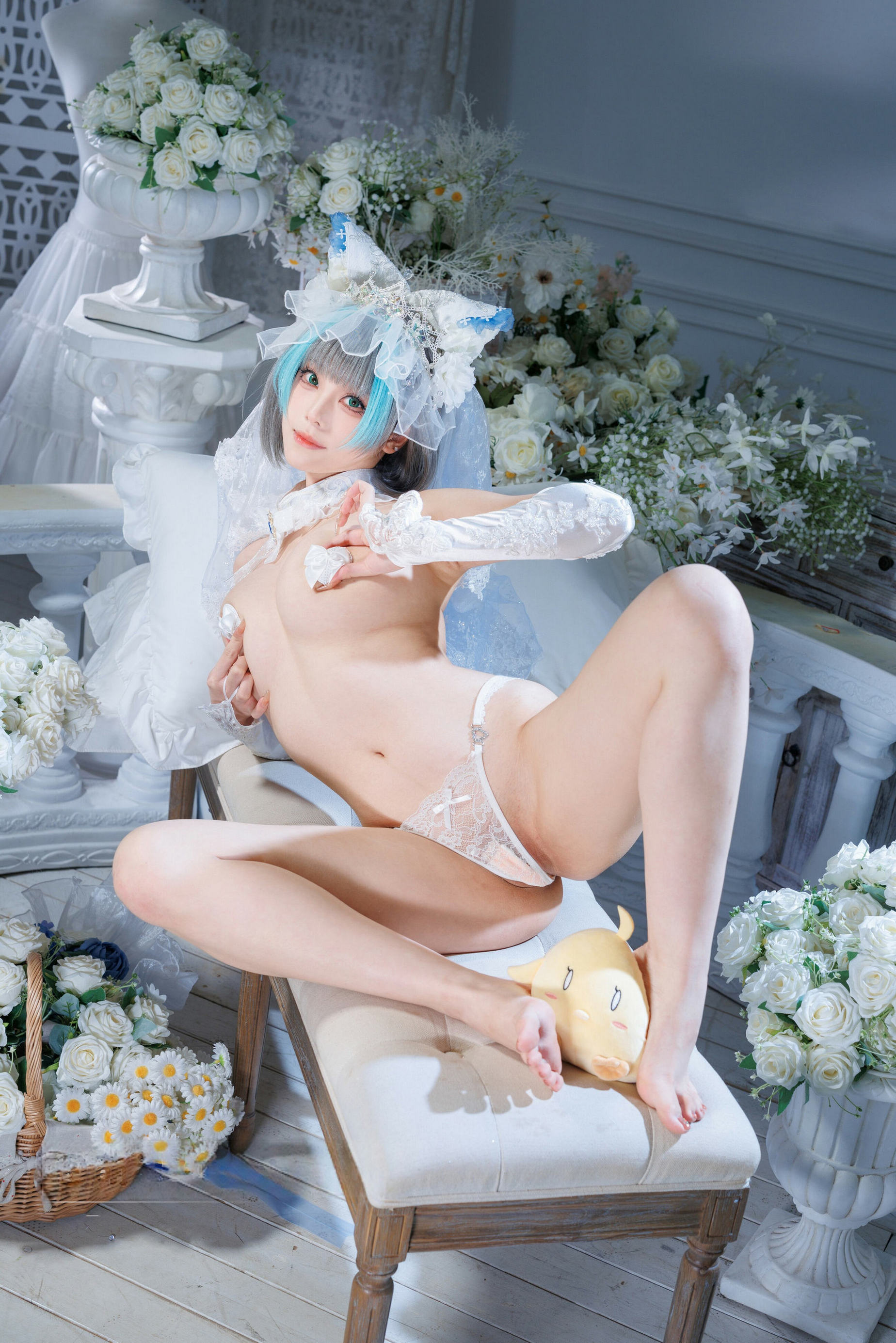 图片[3]-[COSPLAY]蜜汁猫裘 – 柴郡花嫁 [128P]-看套图